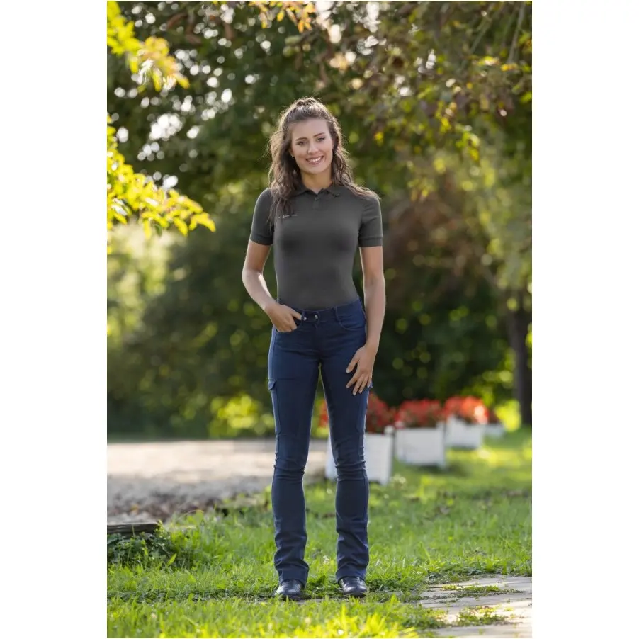Damen Jodhpur Reithose Vollbesatz BASIC PLUS navy Damen Jodhpur Reithose Vollbesatz BASIC PLUS navy