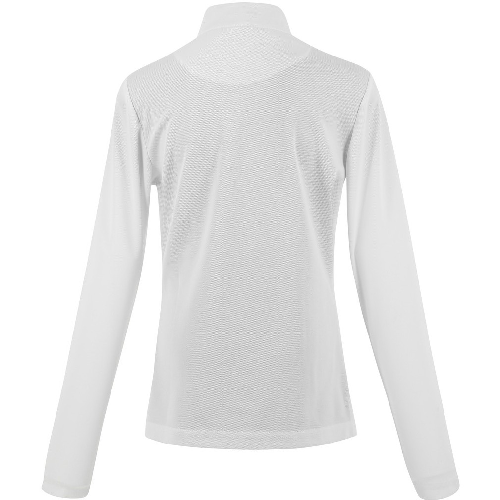 Damen Turniershirt Langarm BUFFY weiß
