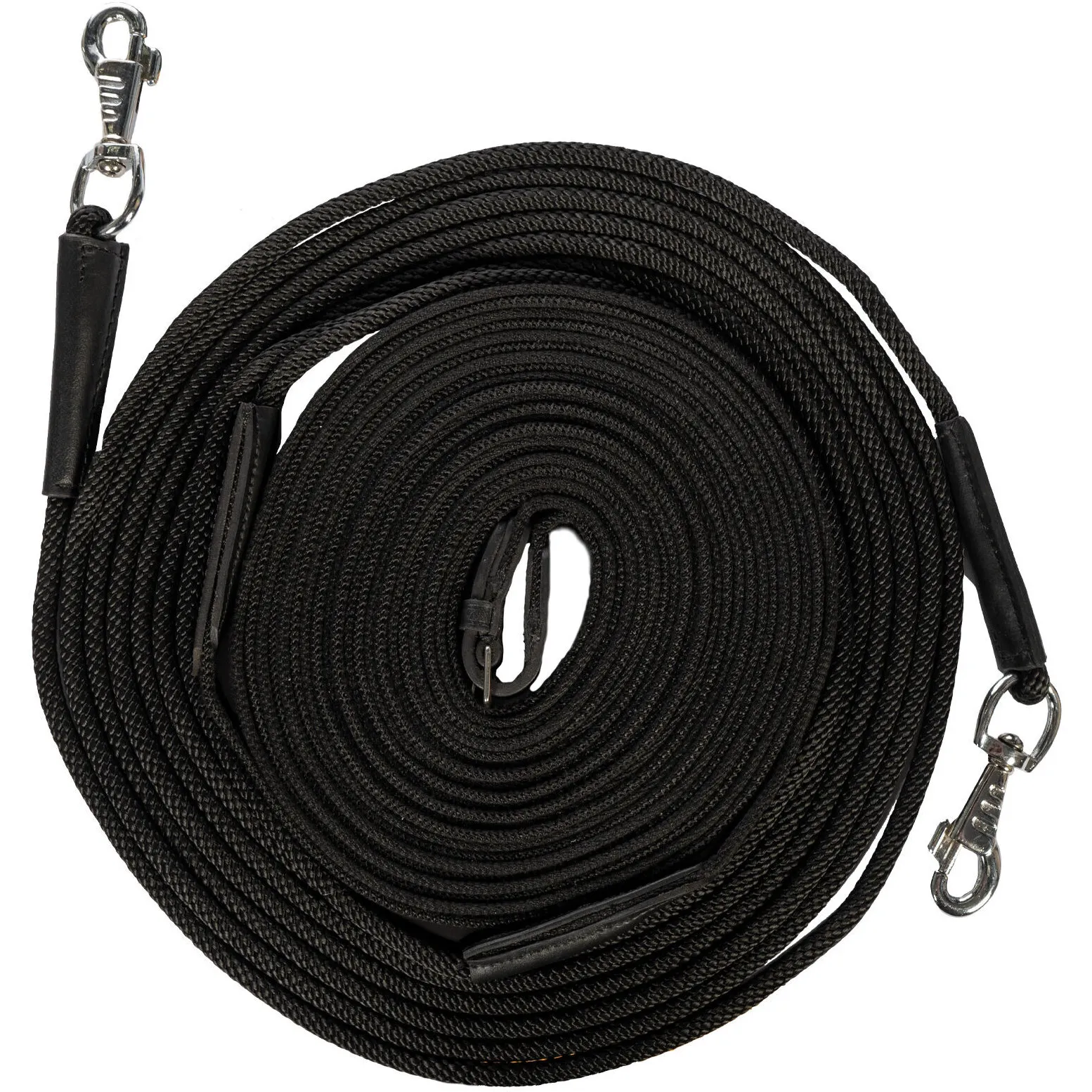 Doppellonge SLIM schwarz 18m