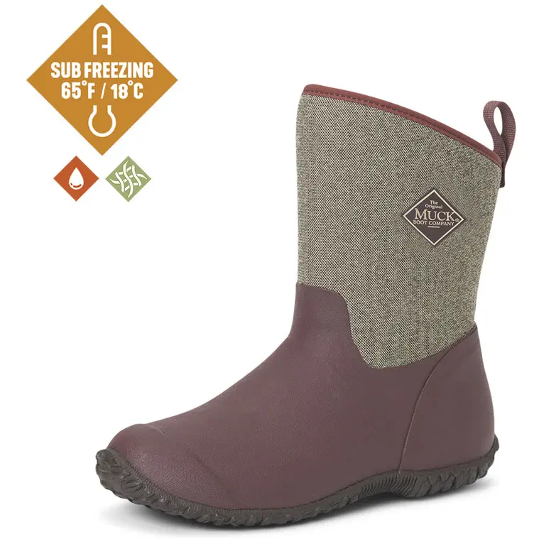 Damen Gummistiefel MUCKSTER II MID bordeaux