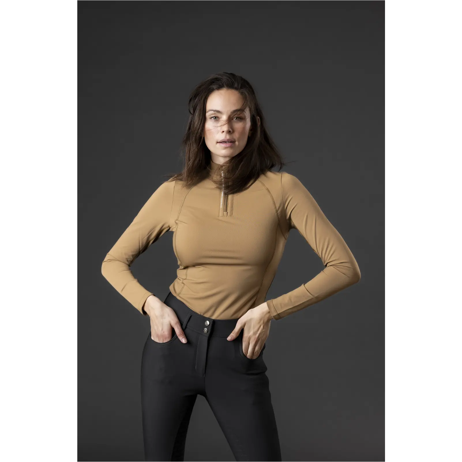 Damen Funktionsshirt Langarm BREE half-zip kangaroo Damen Funktionsshirt Langarm BREE half-zip kangaroo