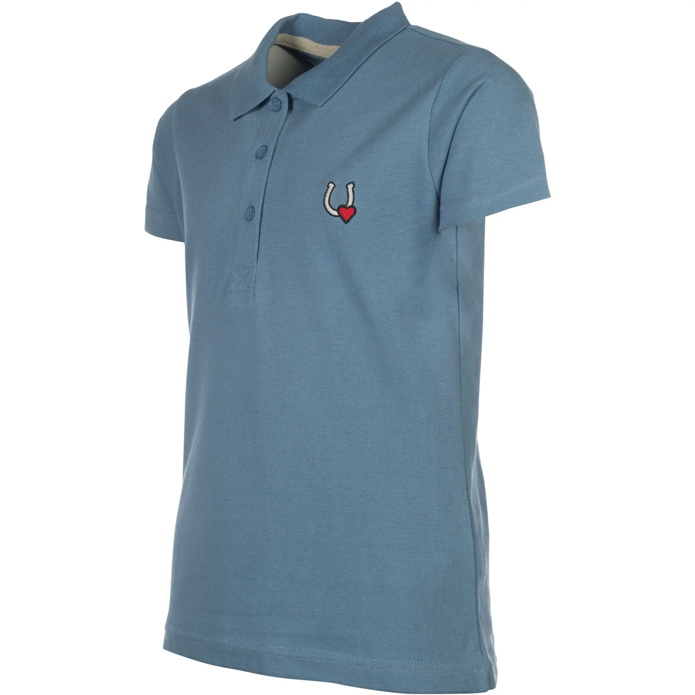 Kinder Poloshirt CLAIRE rauchblau
