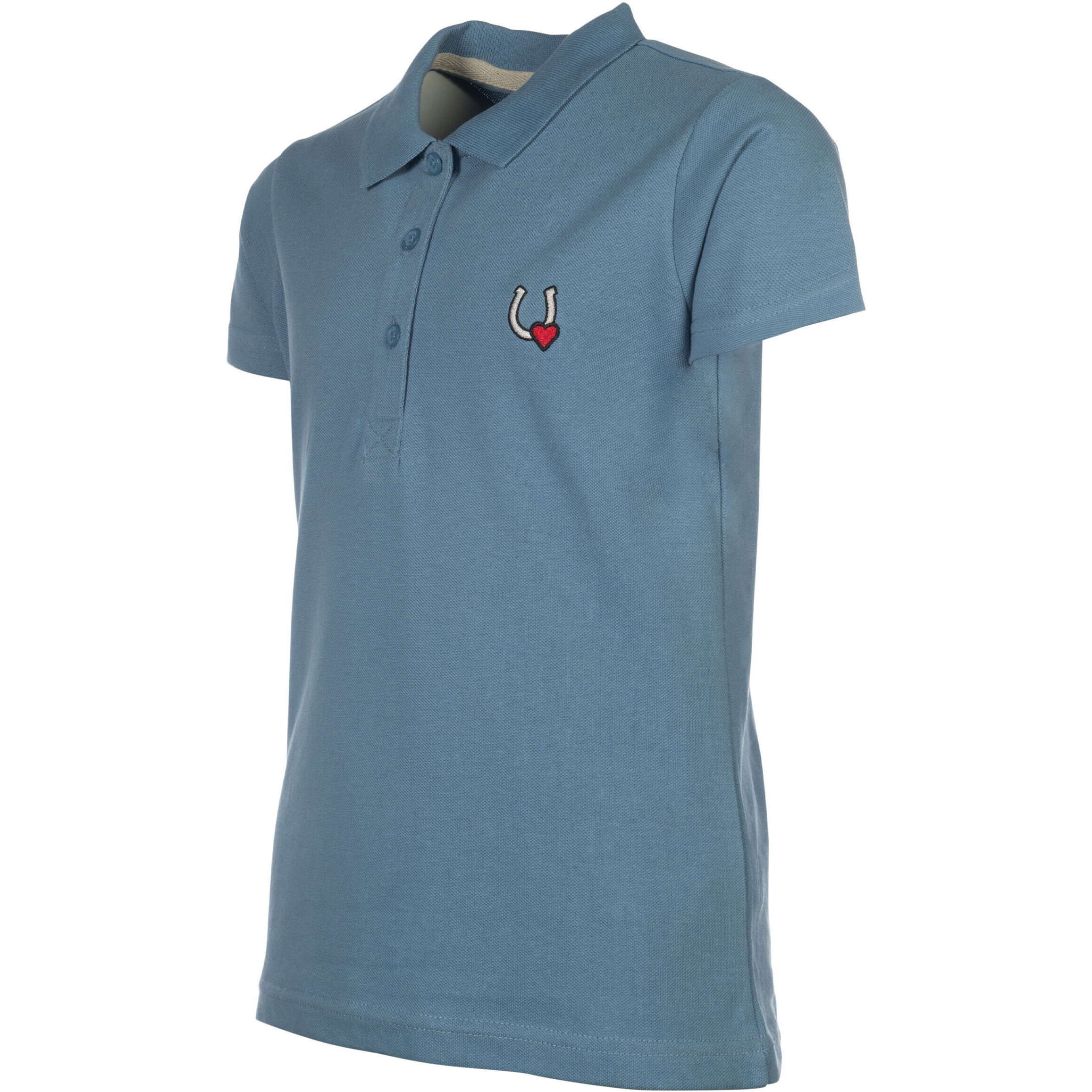 Kinder Poloshirt CLAIRE rauchblau