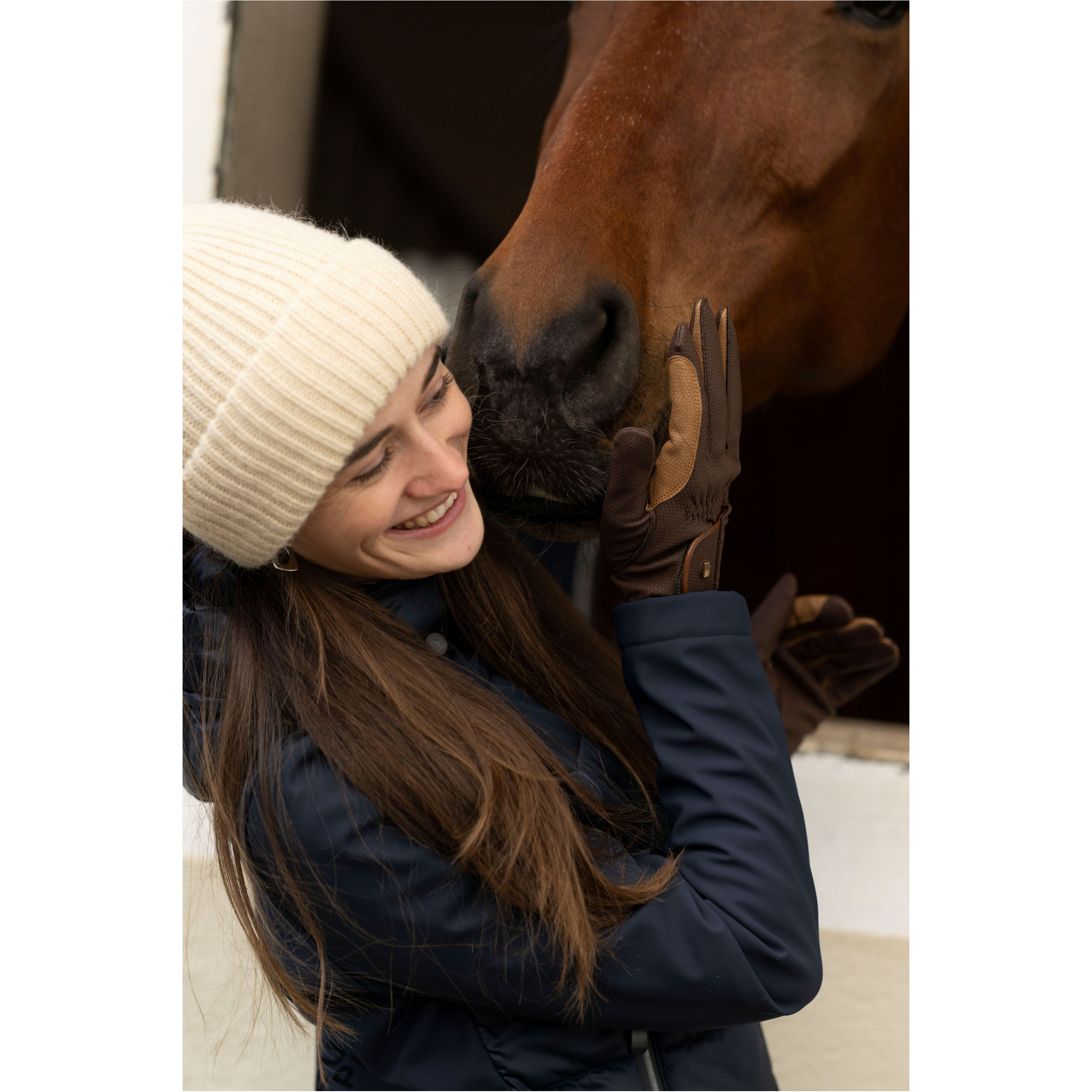 Winter Reithandschuhe MALTA mokka Winter Reithandschuhe MALTA mokka