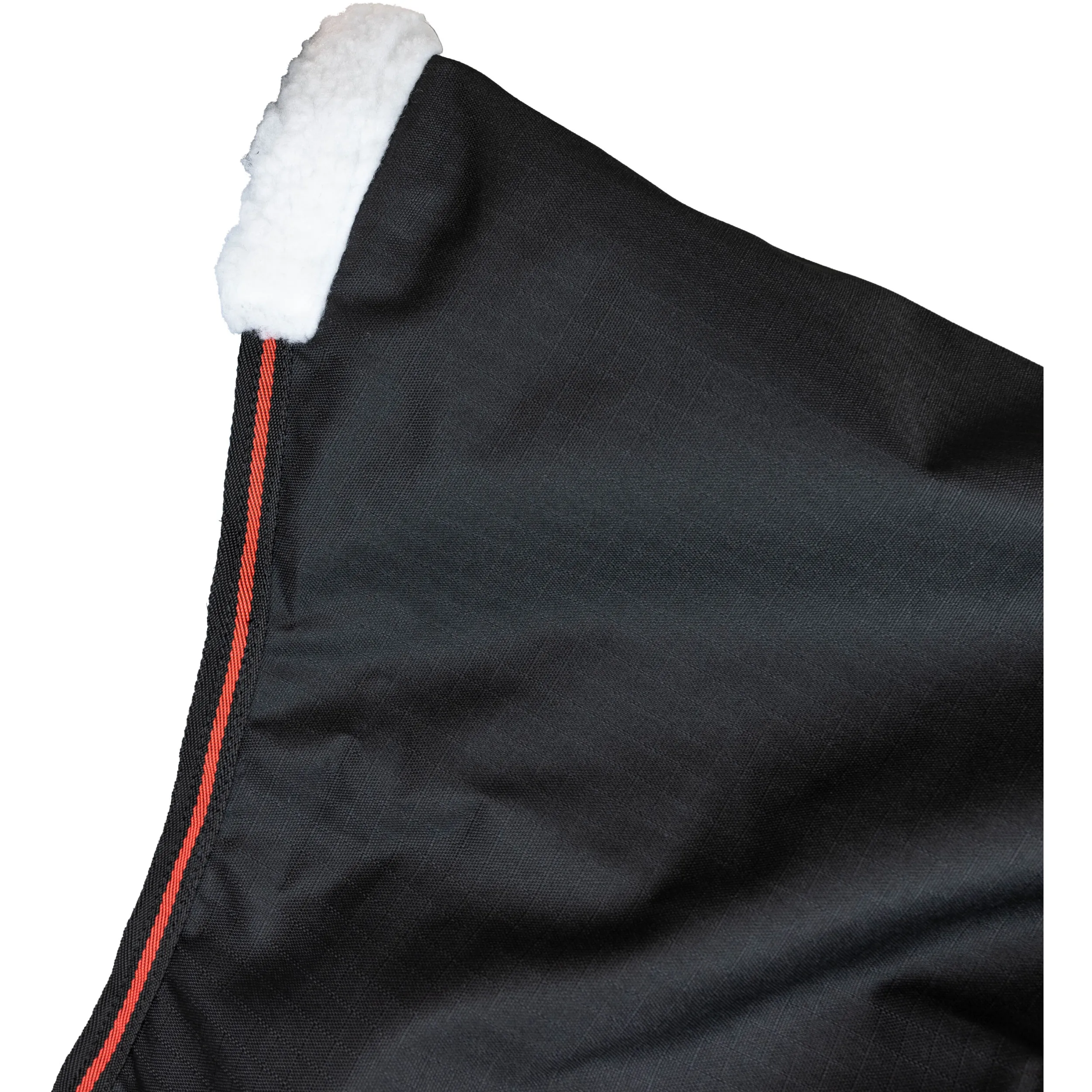 Winterdecke High Neck 200g Füllung 600D BASICLINE schwarz/rot