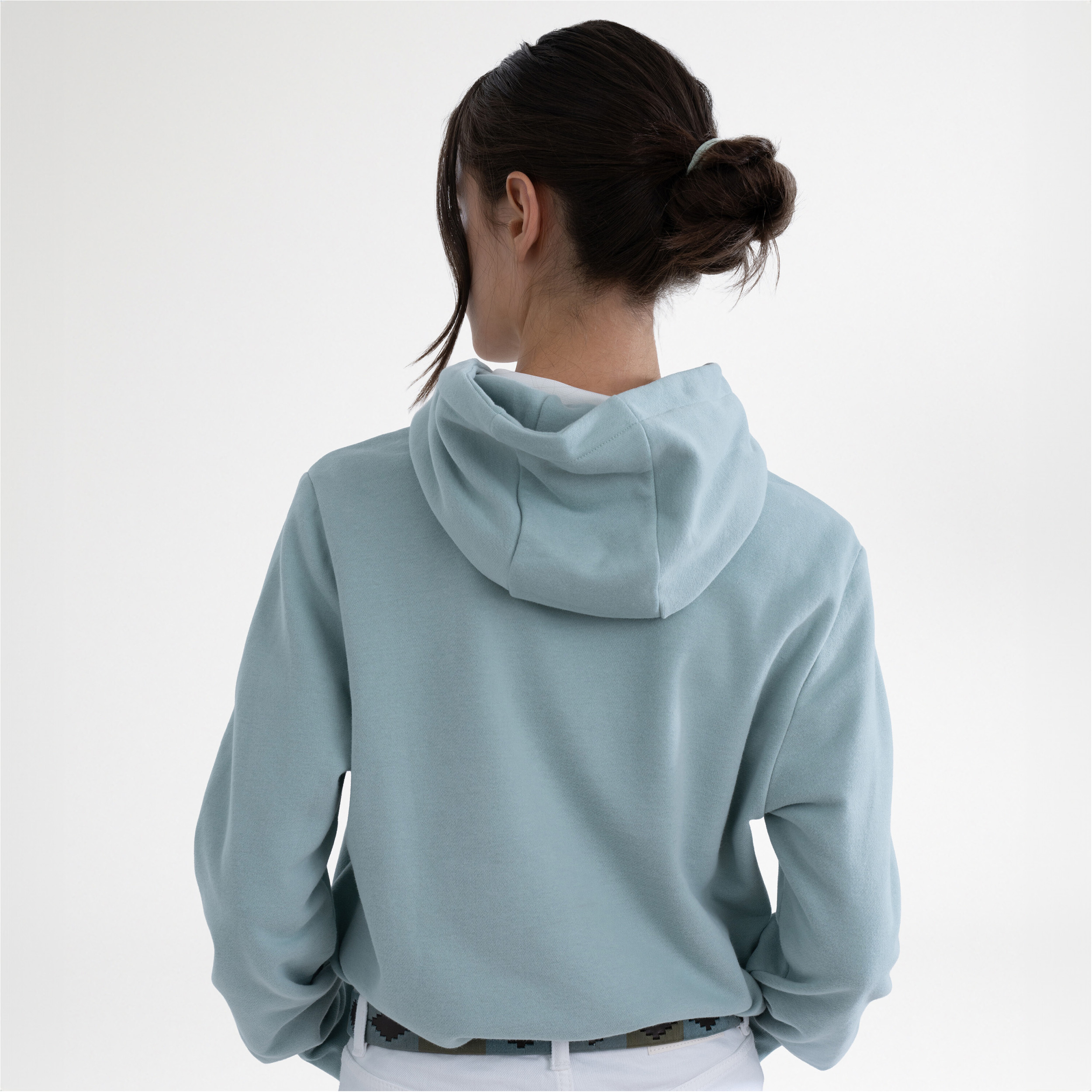 Damen Hoodie HVPJewel aqua sky