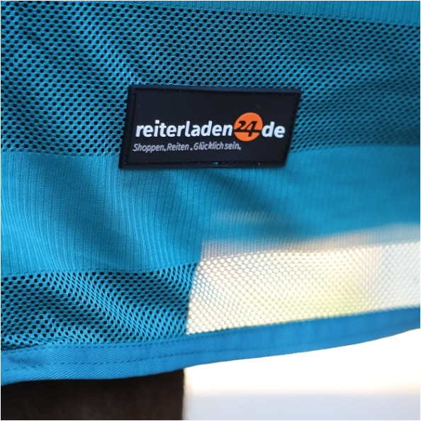 Fliegendecke mit Kreuzgurt BASICLINE petrol