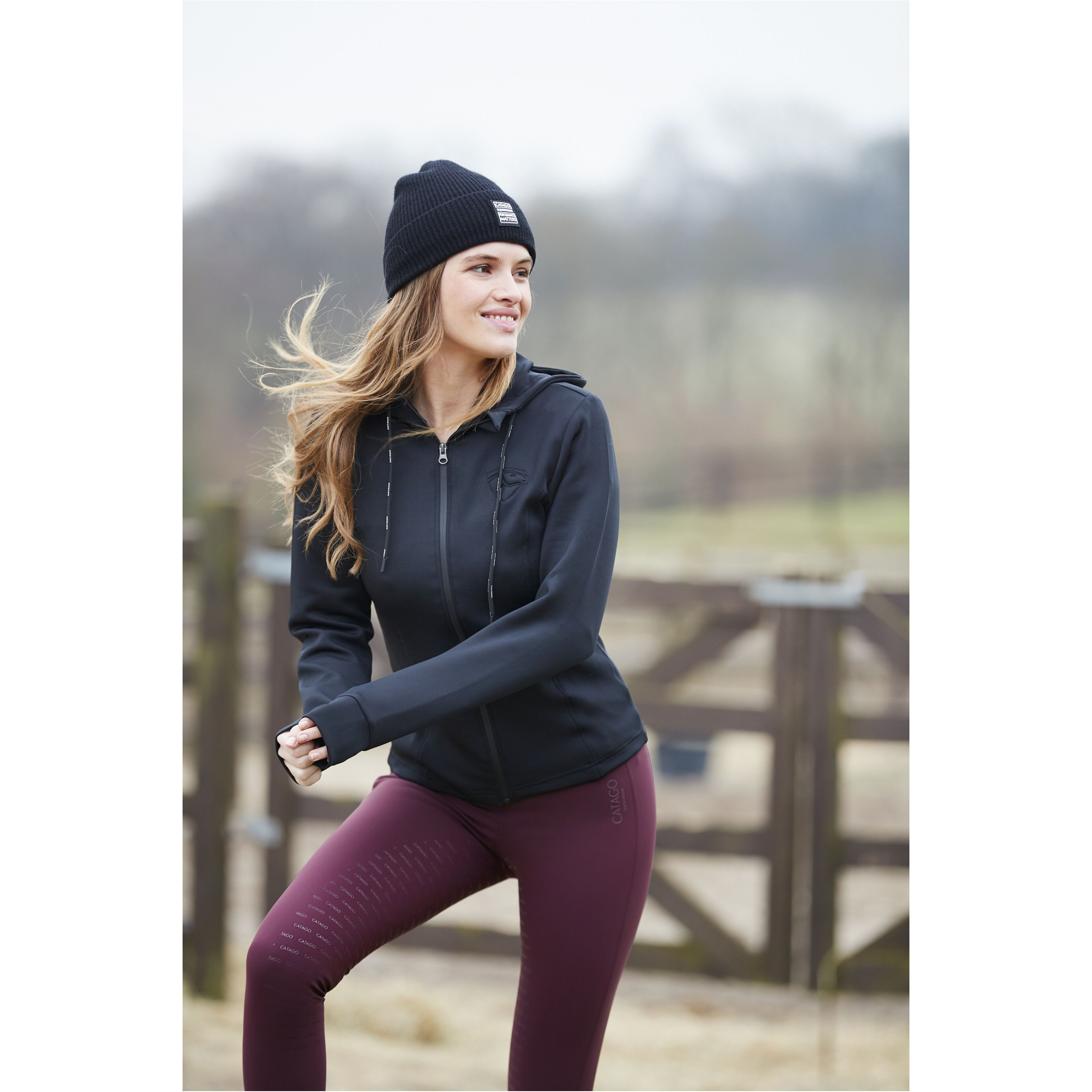 Damen Reitjacke ARIANA schwarz
