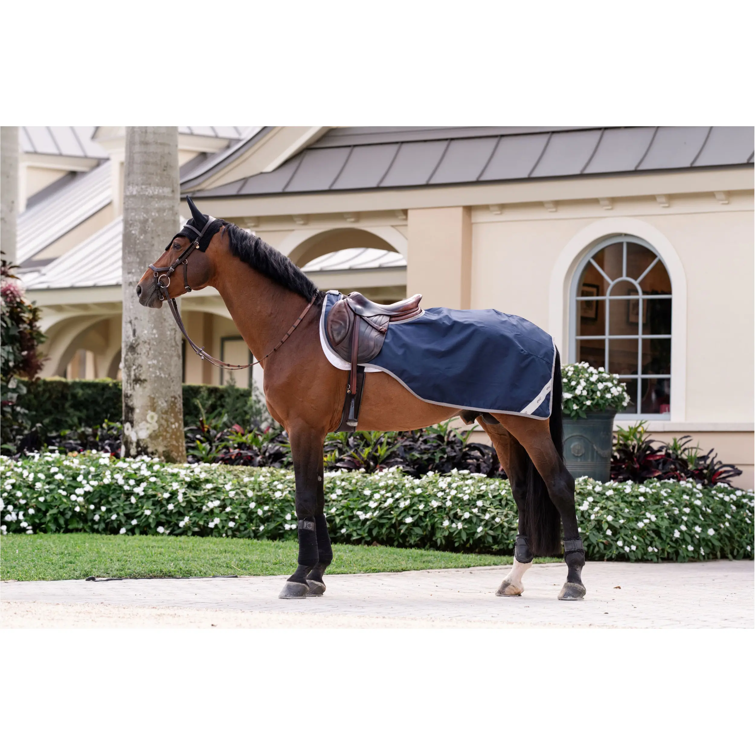 Ausreitdecke 600D AMIGO Ripstop navy/titanium grey