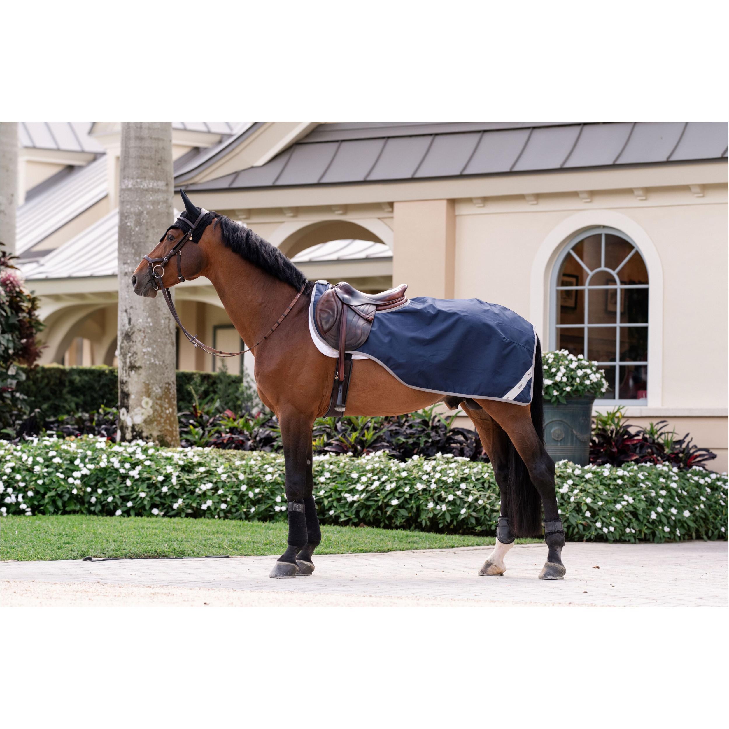 Ausreitdecke 600D AMIGO Ripstop navy/titanium grey