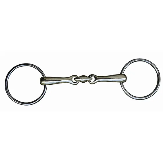 Unterlegtrense doppelt gebrochen Edelstahl 14mm