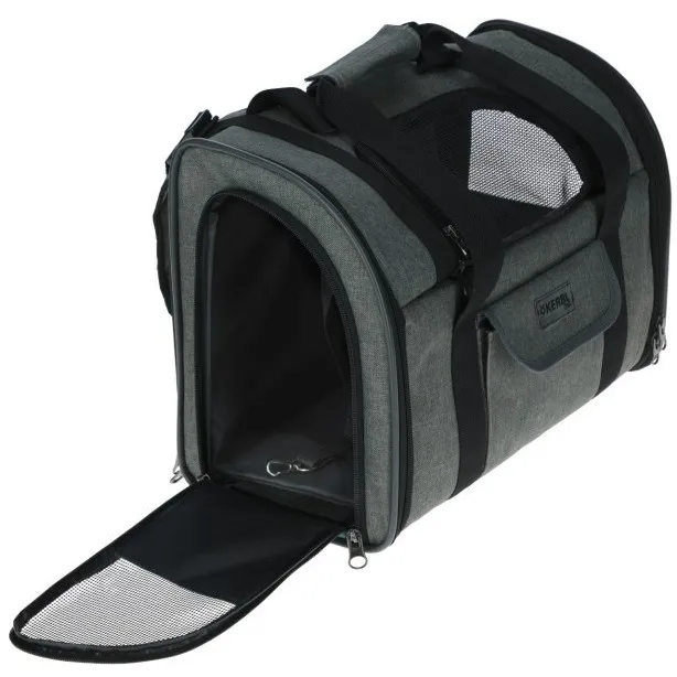 Hunderucksack VACATION grau/blau