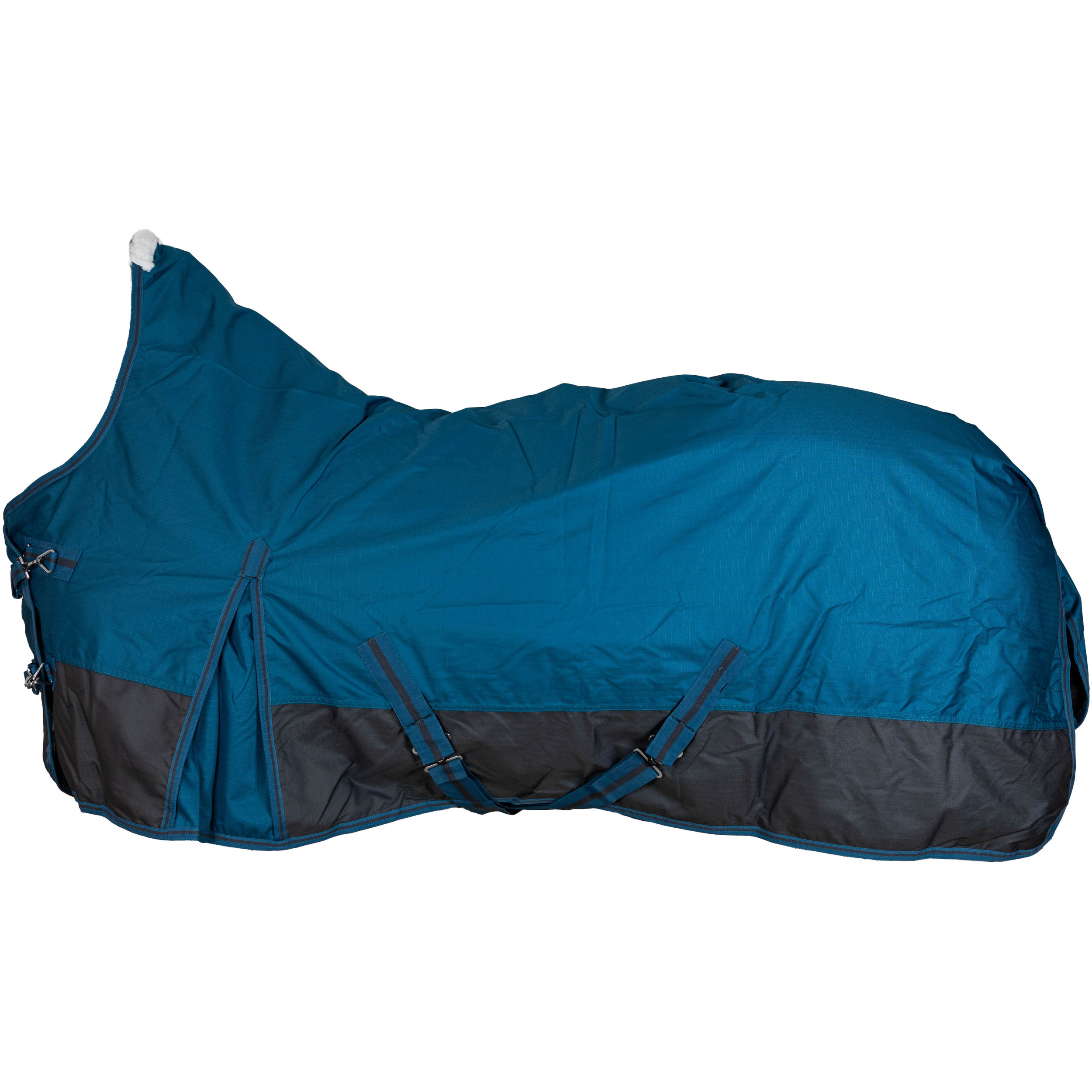 Winterdecke High Neck 200g Füllung 600D BASICLINE petrol/graphit