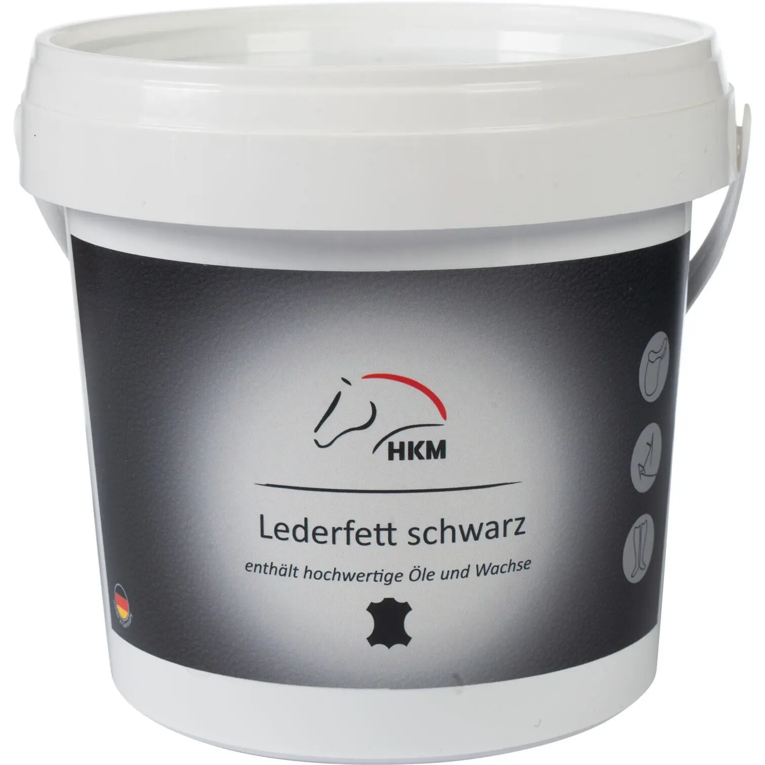 Lederfett schwarz 500ml