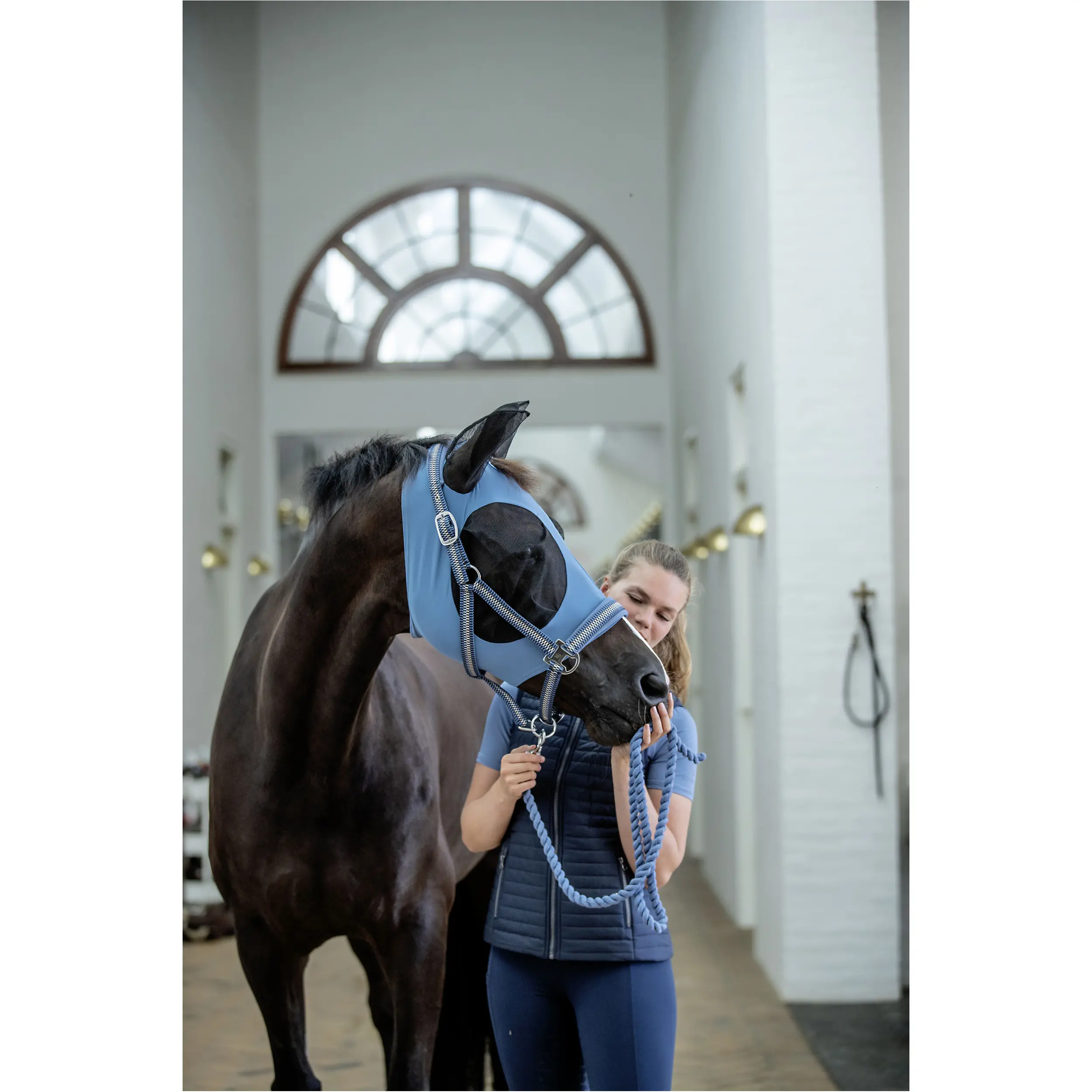 Fliegenmaske coronet blue