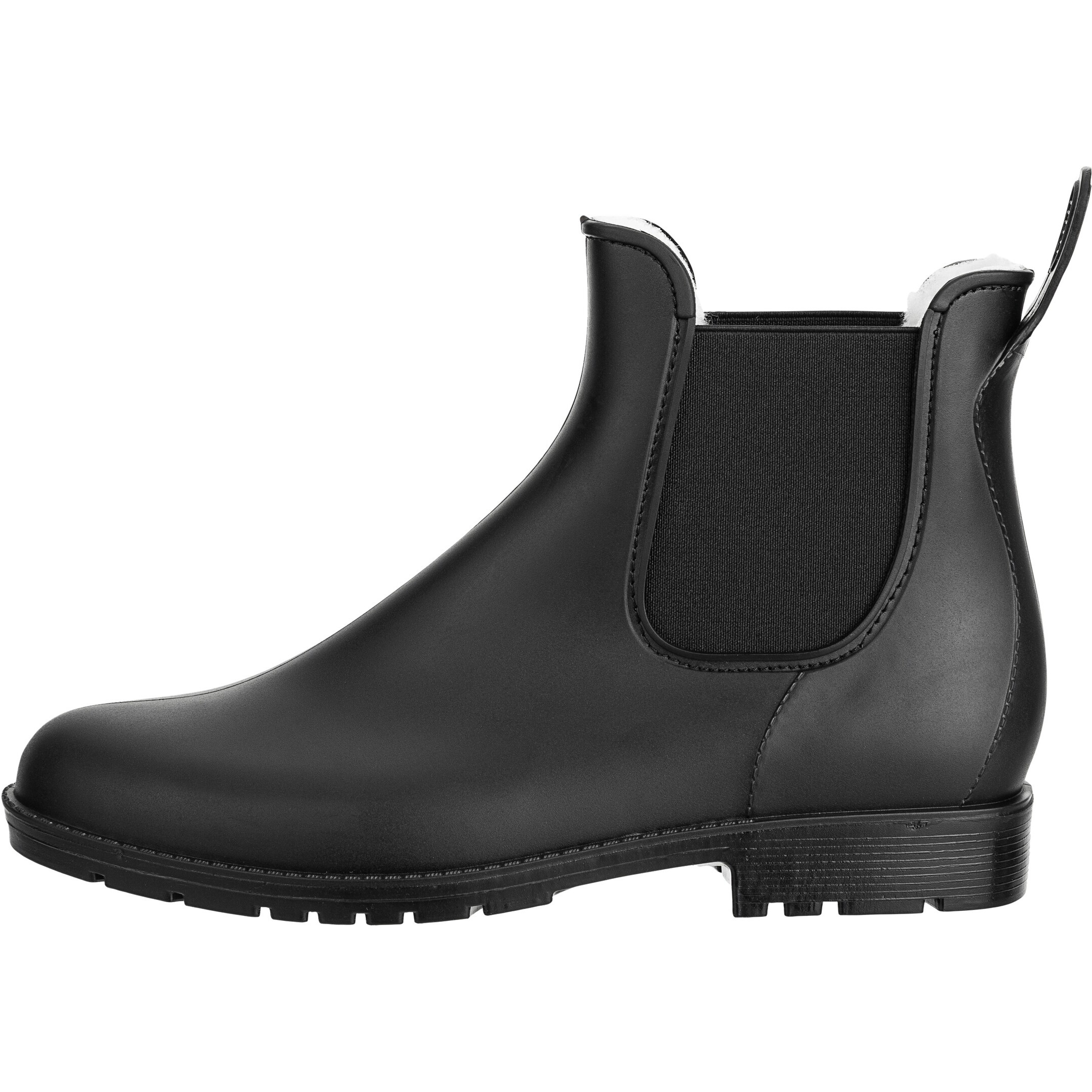 Winter Jodhpur Gummistiefeletten mit Teddyfutter BASICLINE schwarz