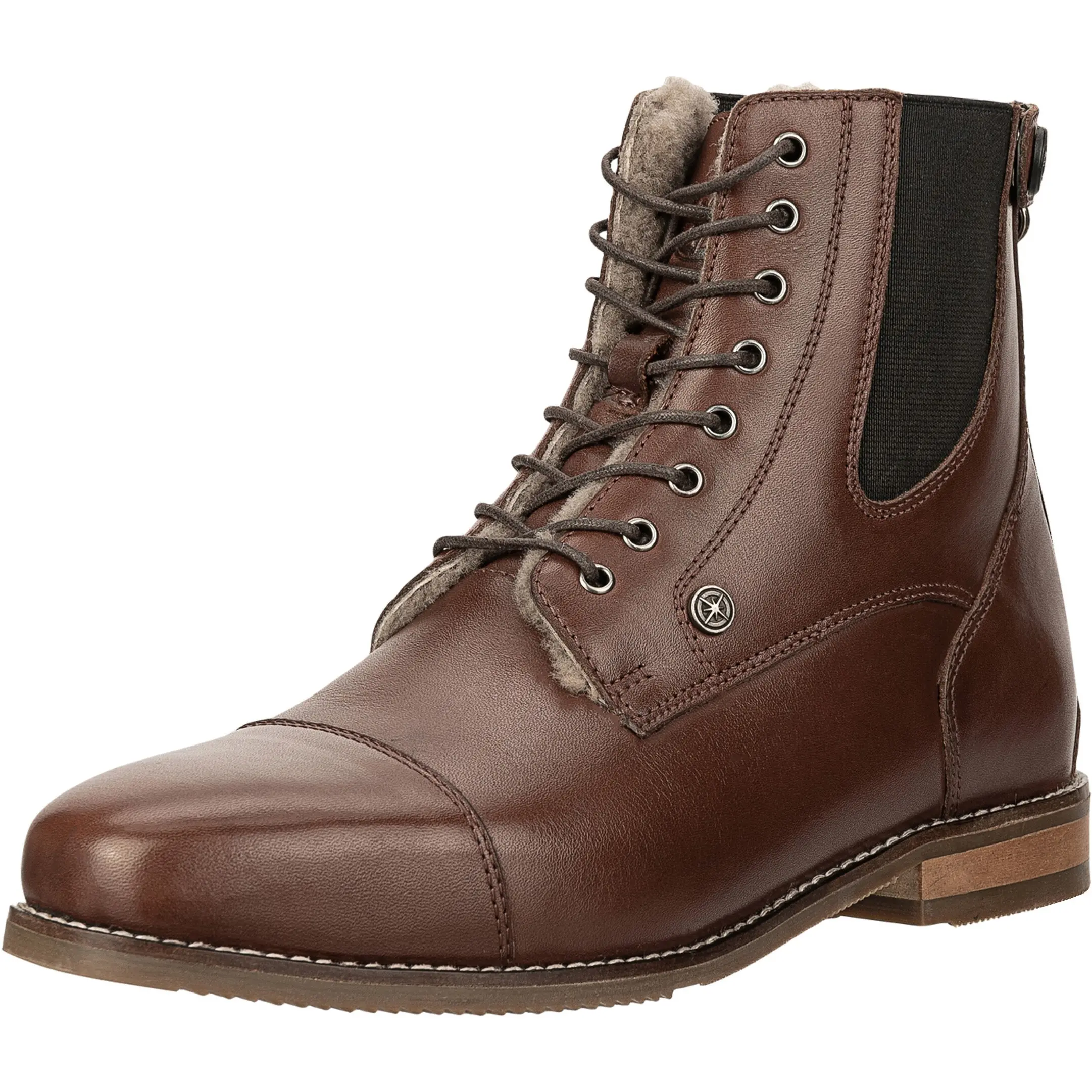 Winter Reitstiefeletten FLORENTINA BZ Lace Merino Echtleder braun Winter Reitstiefeletten FLORENTINA BZ Lace Merino Echtleder braun