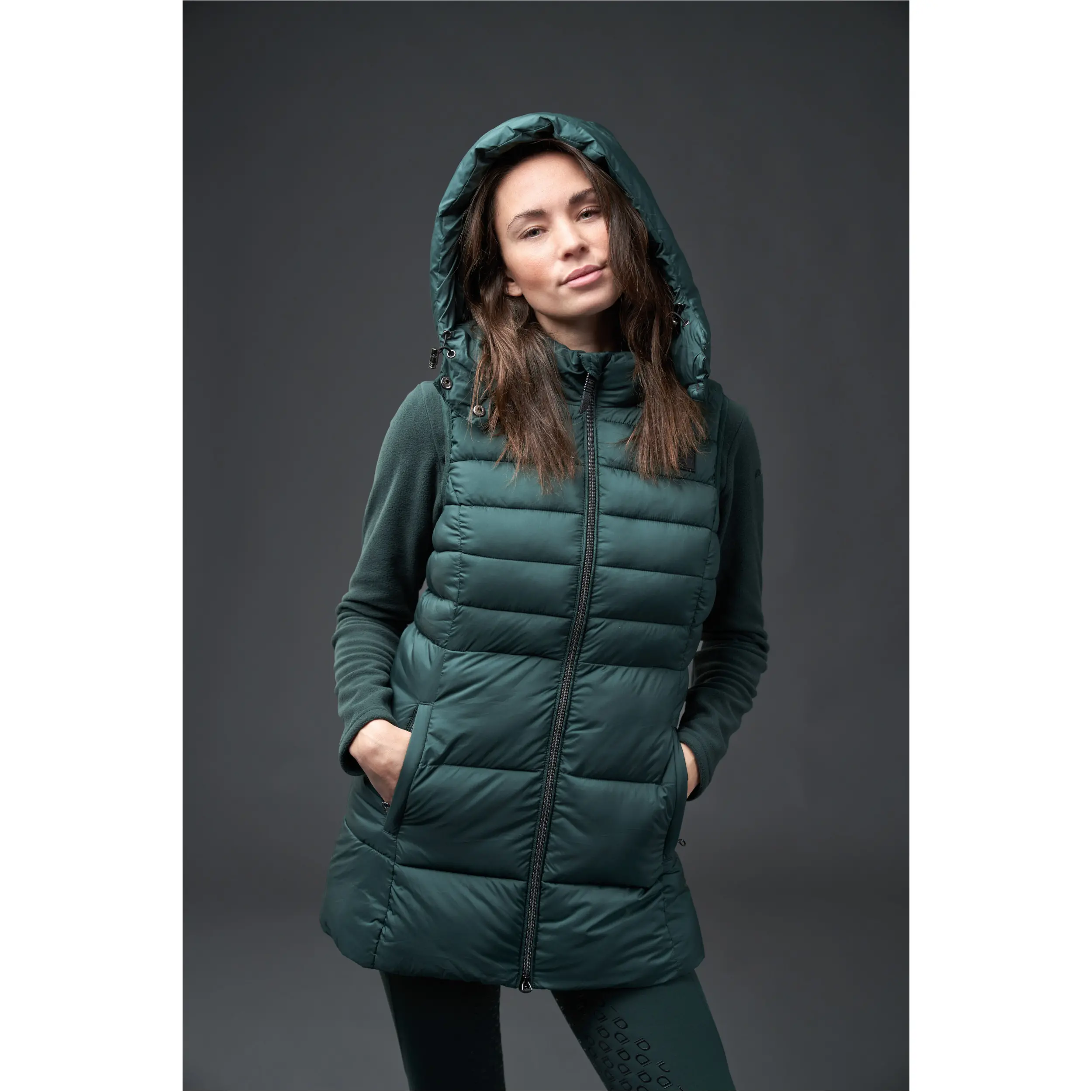 Damen Langweste JILL darkest spruce