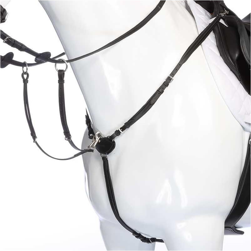 Vorderzeug V-SHAPE Softleder schwarz