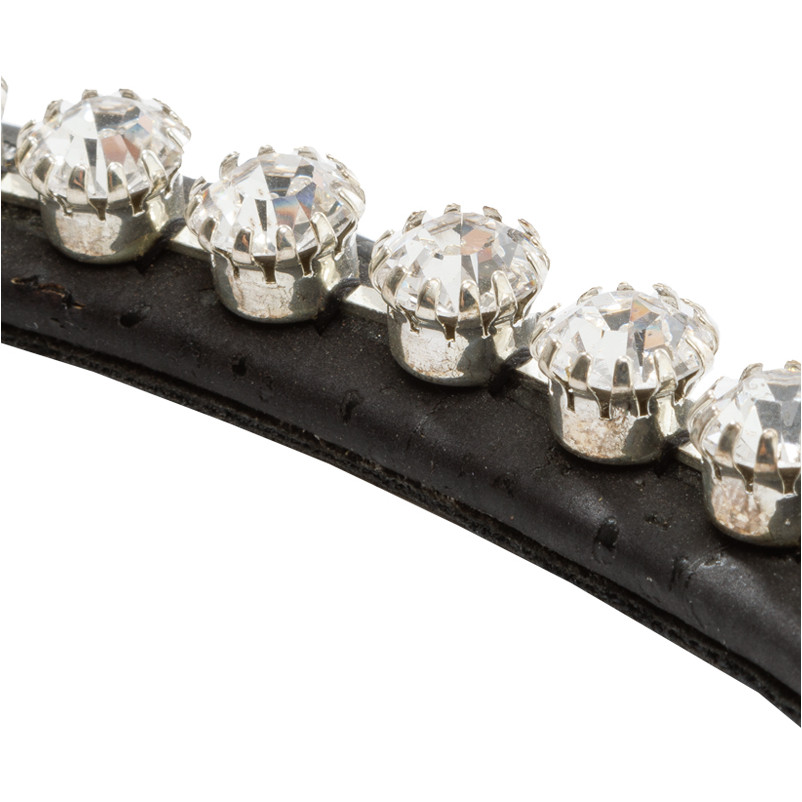 Stirnband CORTICA STRASS Vegan Kork schwarz/weiß