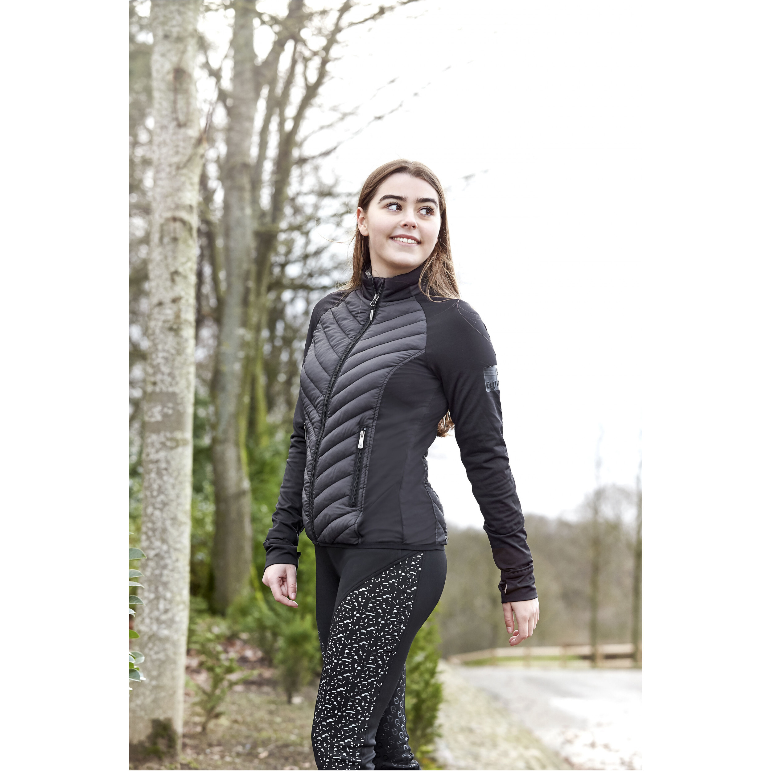 Damen Steppjacke CANON schwarz