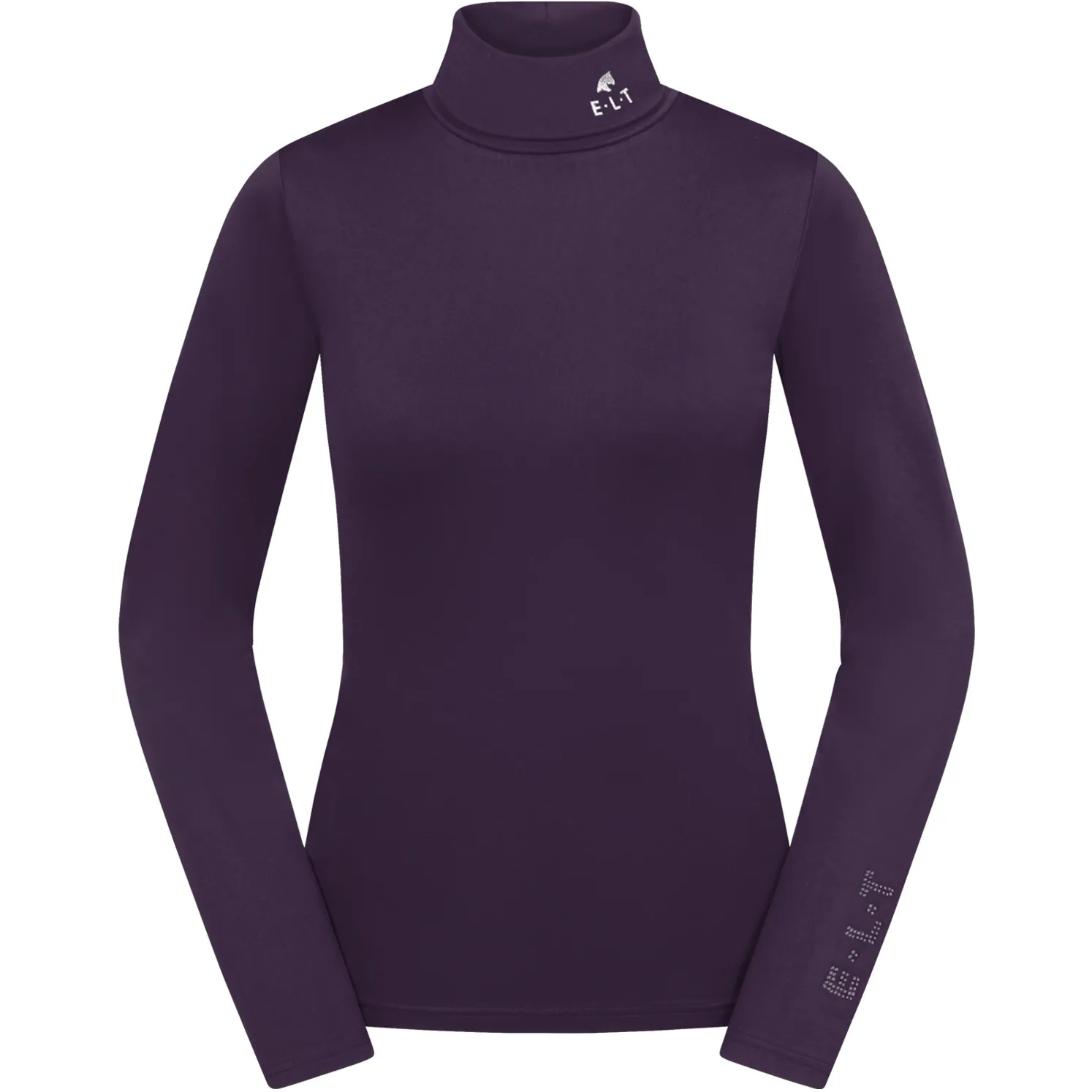 Damen Rollkragenshirt MADISON dunkelviolett