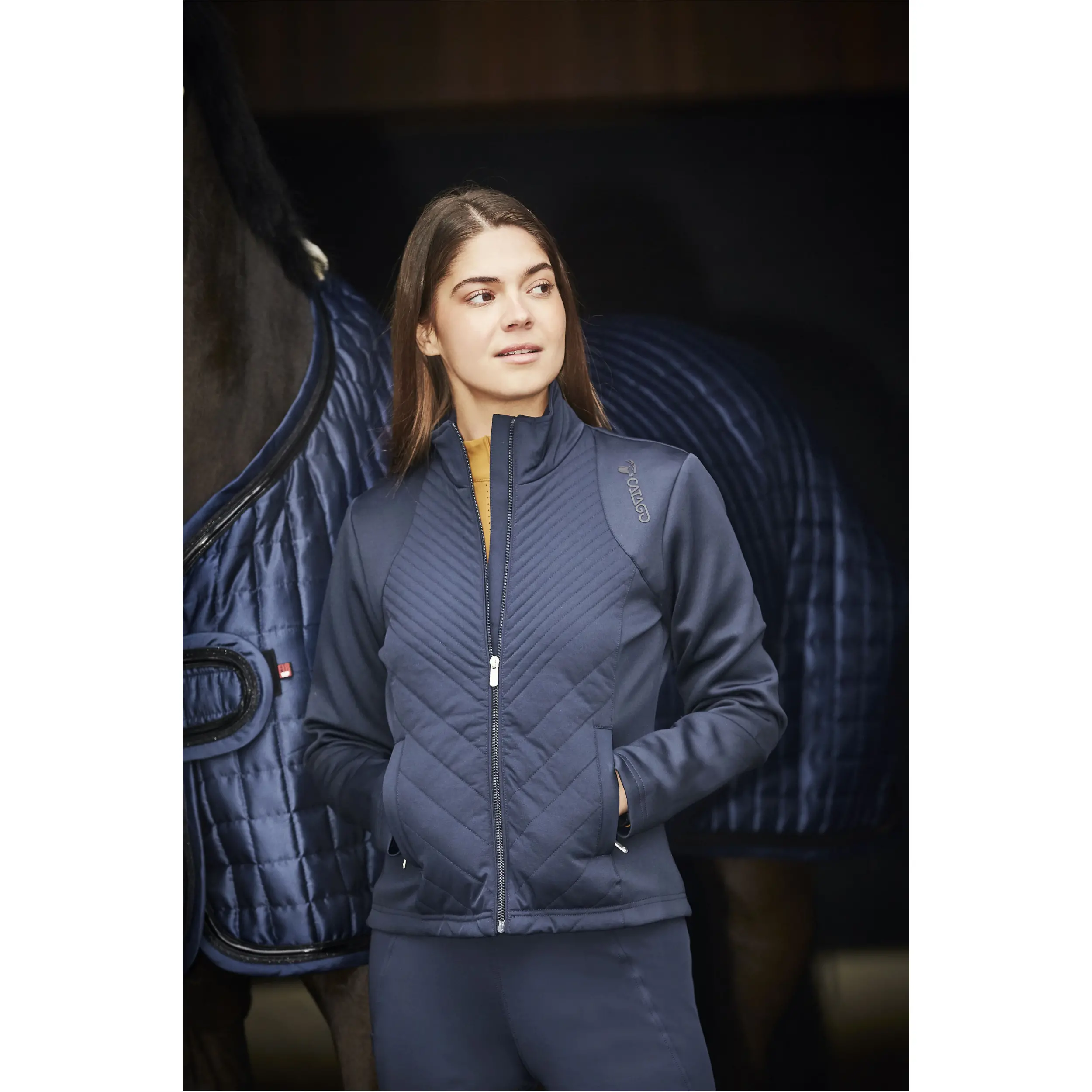 Damen Softshelljacke SELMA blau