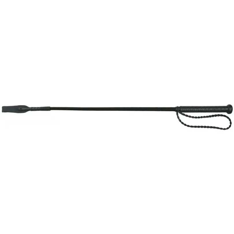 Reitgerte mit Griff TWIST schwarz 65cm
