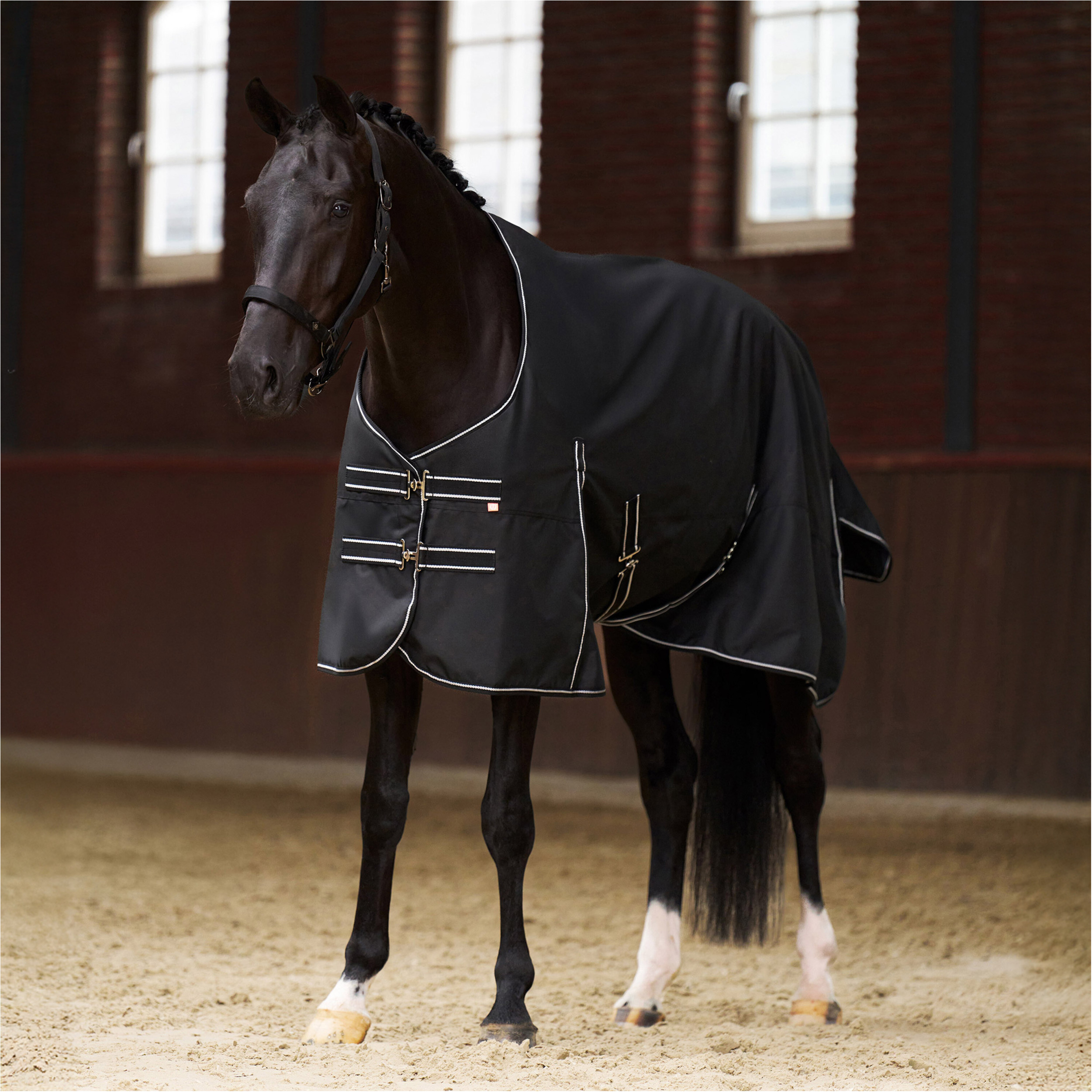 Outdoordecke 600D mit Polarfleecefutter IRHBasic schwarz