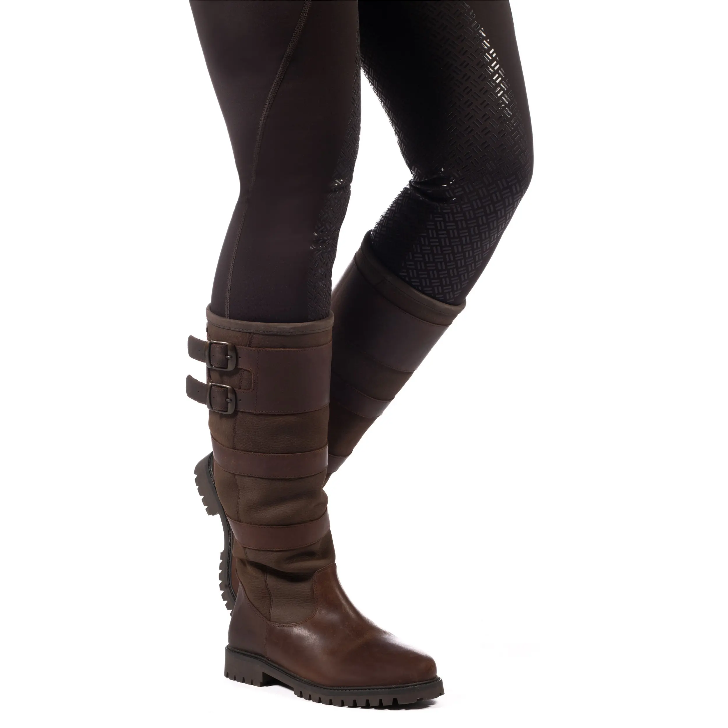 Winter Damen FASHION STIEFEL BELMOND II Echtleder dunkelbraun