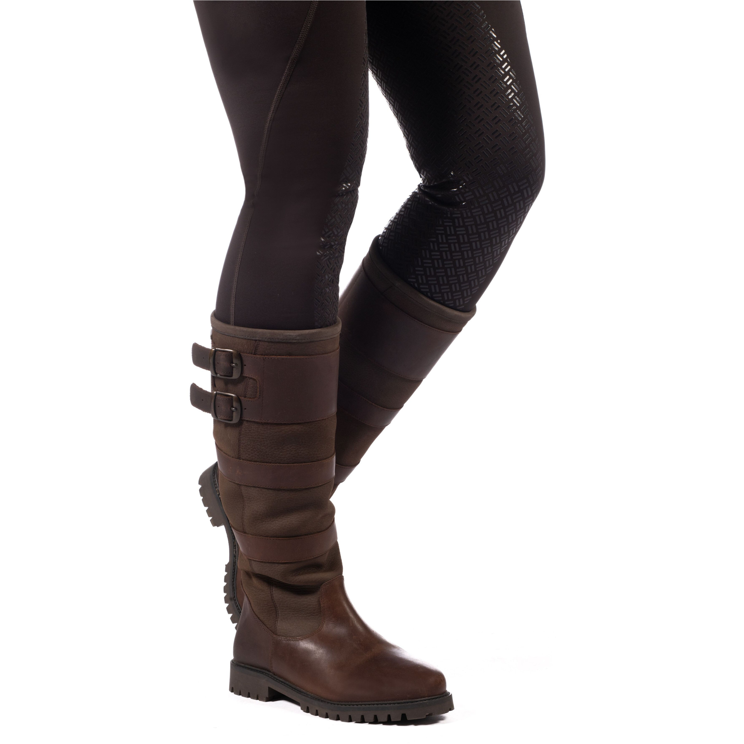 Winter Damen FASHION STIEFEL BELMOND II Echtleder dunkelbraun