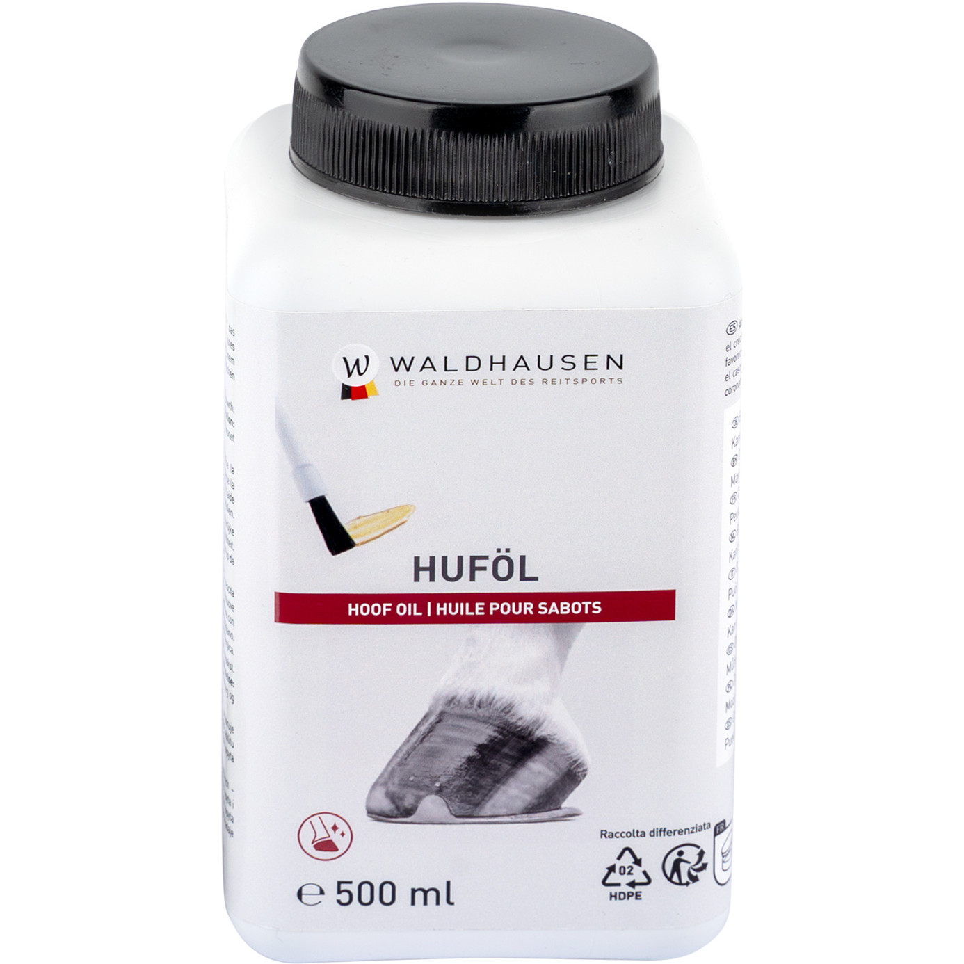 Huföl mit Lorbeeröl und Pinsel grün 500ml 