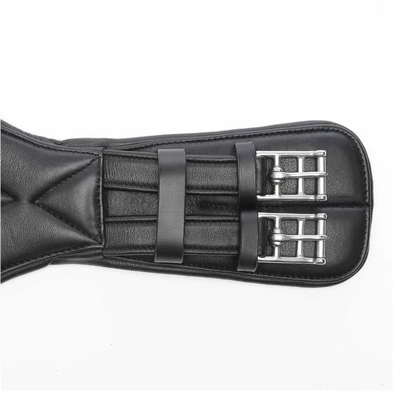 Lederkurzgurt ohne Elast COMFORT Softleder schwarz