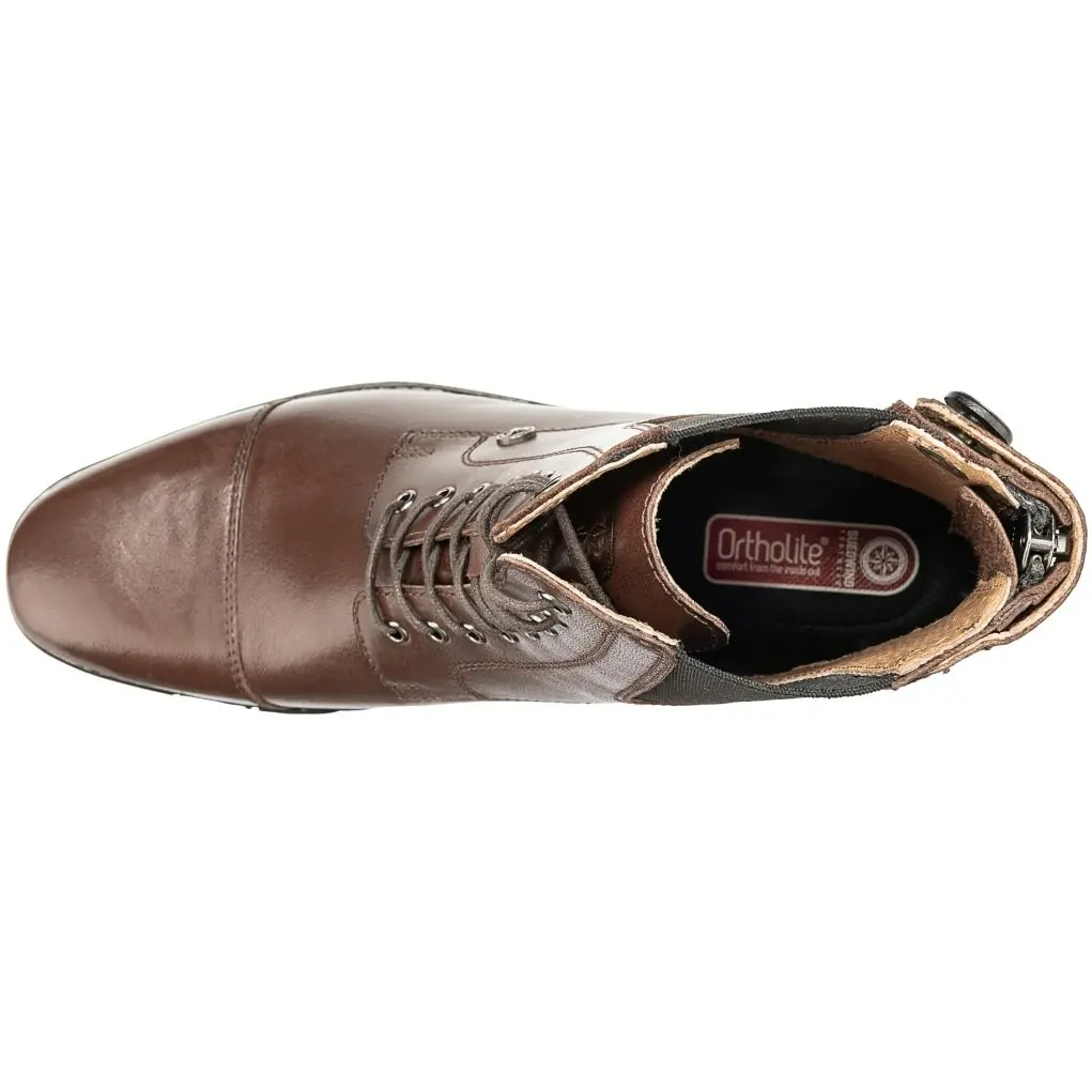 Reitstiefeletten FLORENTINA BZ Lace Echtleder braun