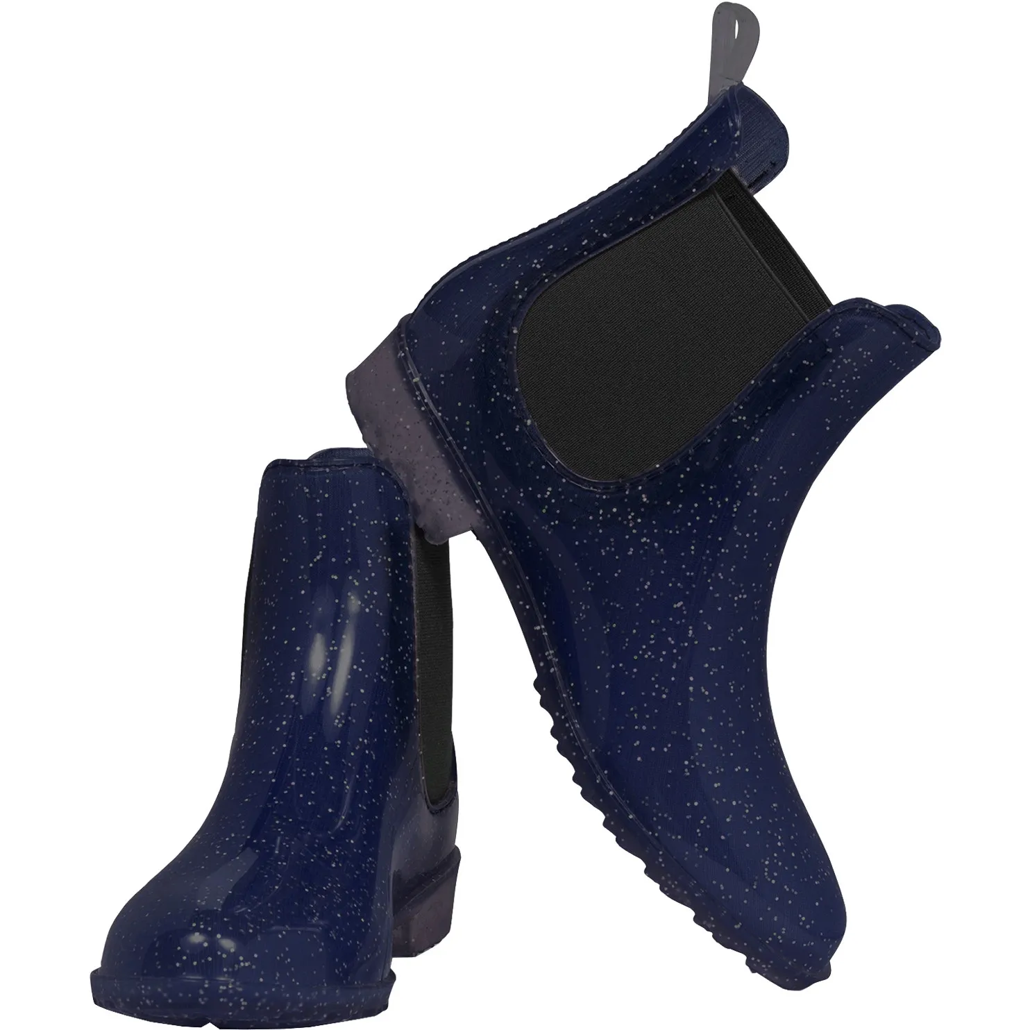 Damen Jodhpur Gummistiefeletten SPARKLE nachtblau