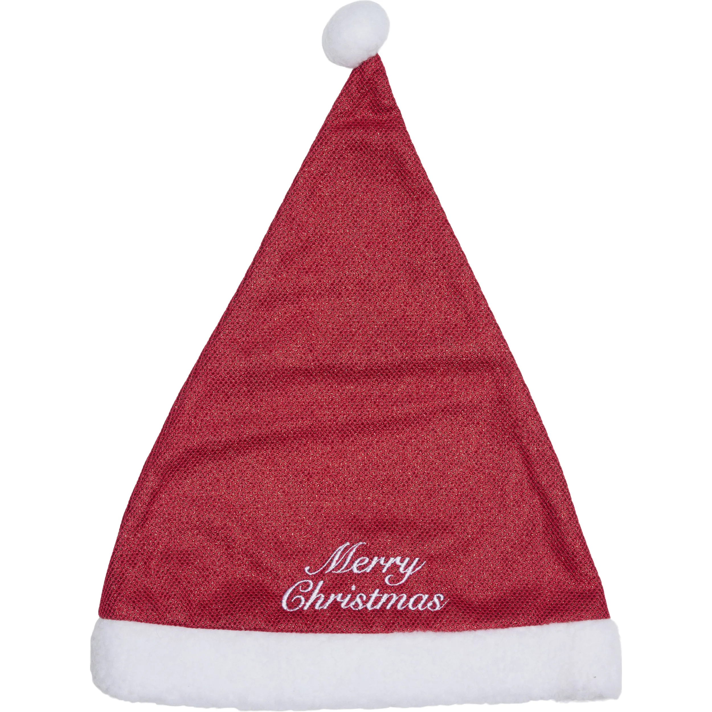 Weihnachtsmütze für den Reithelm CHRISTMAS GLITTER rot