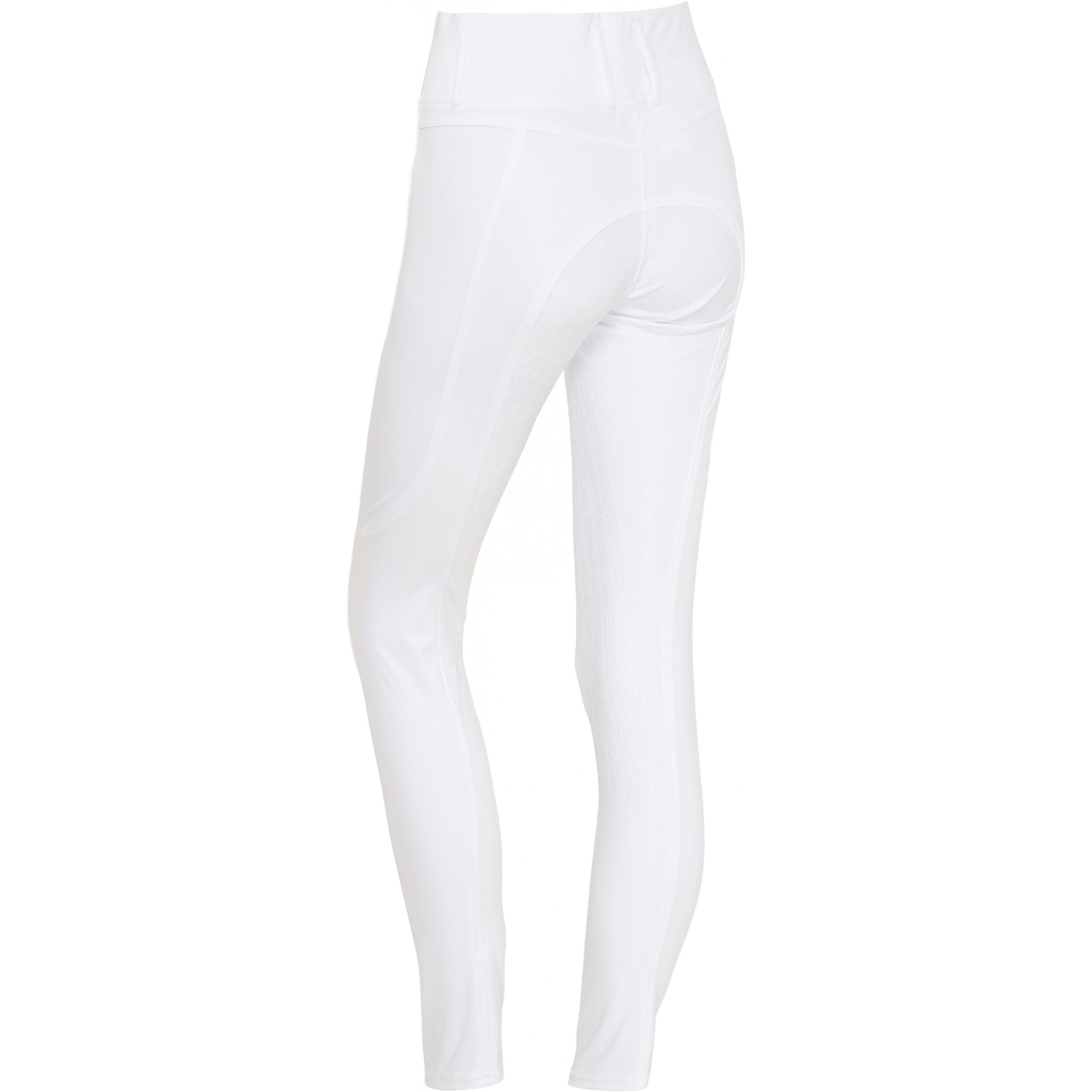 Damen Reitleggings Silikon Vollbesatz KALEA weiß