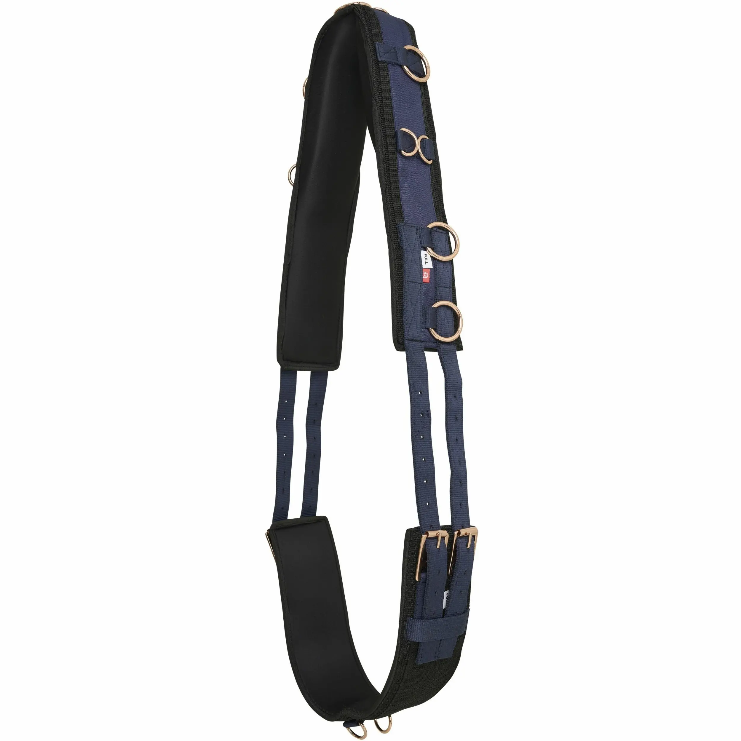 Longiergurt Nylon IRHDeluxe Extra navy/rosegold