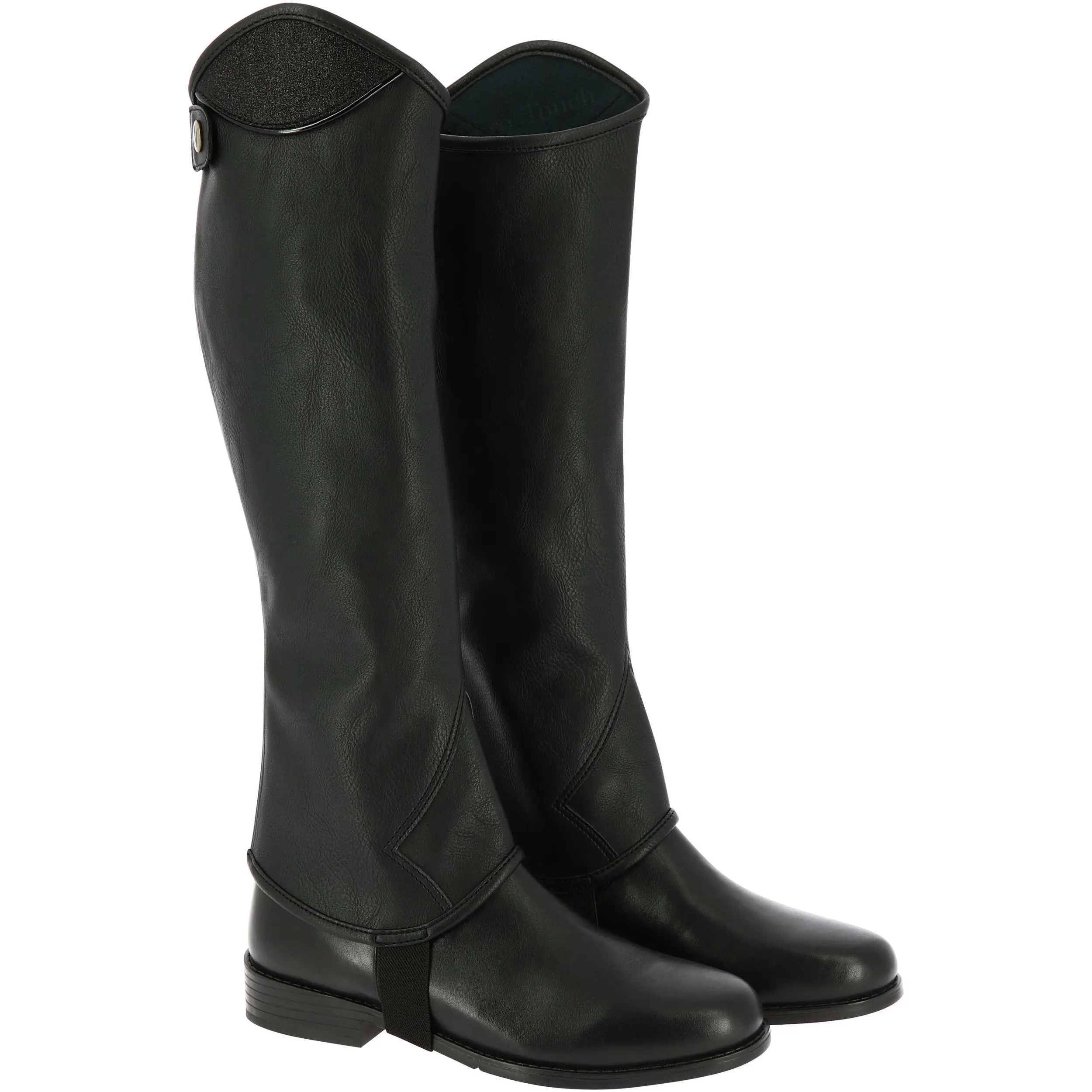 Kinder Mini Chaps GLITTER schwarz