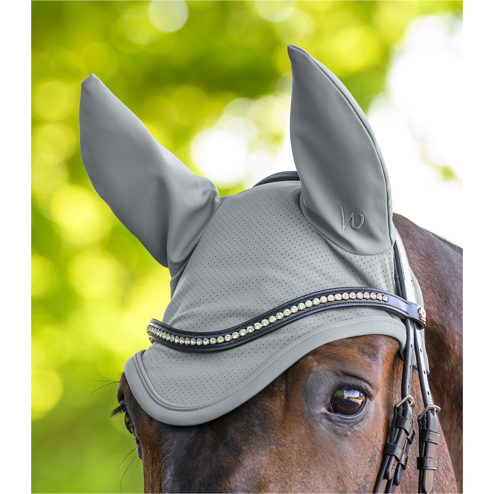 Fliegenohren PERFORMANCE chromgrau Warmblut