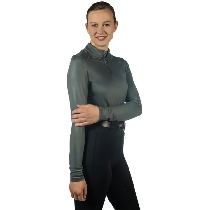 Damen Funktionsshirt SUMMER MILANO II graugrün