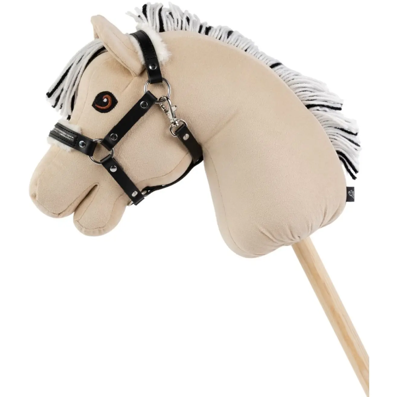 Spielzeughalfter mit Plüsch und Steinen schwarz Spielzeughalfter mit Plüsch und Steinen schwarz