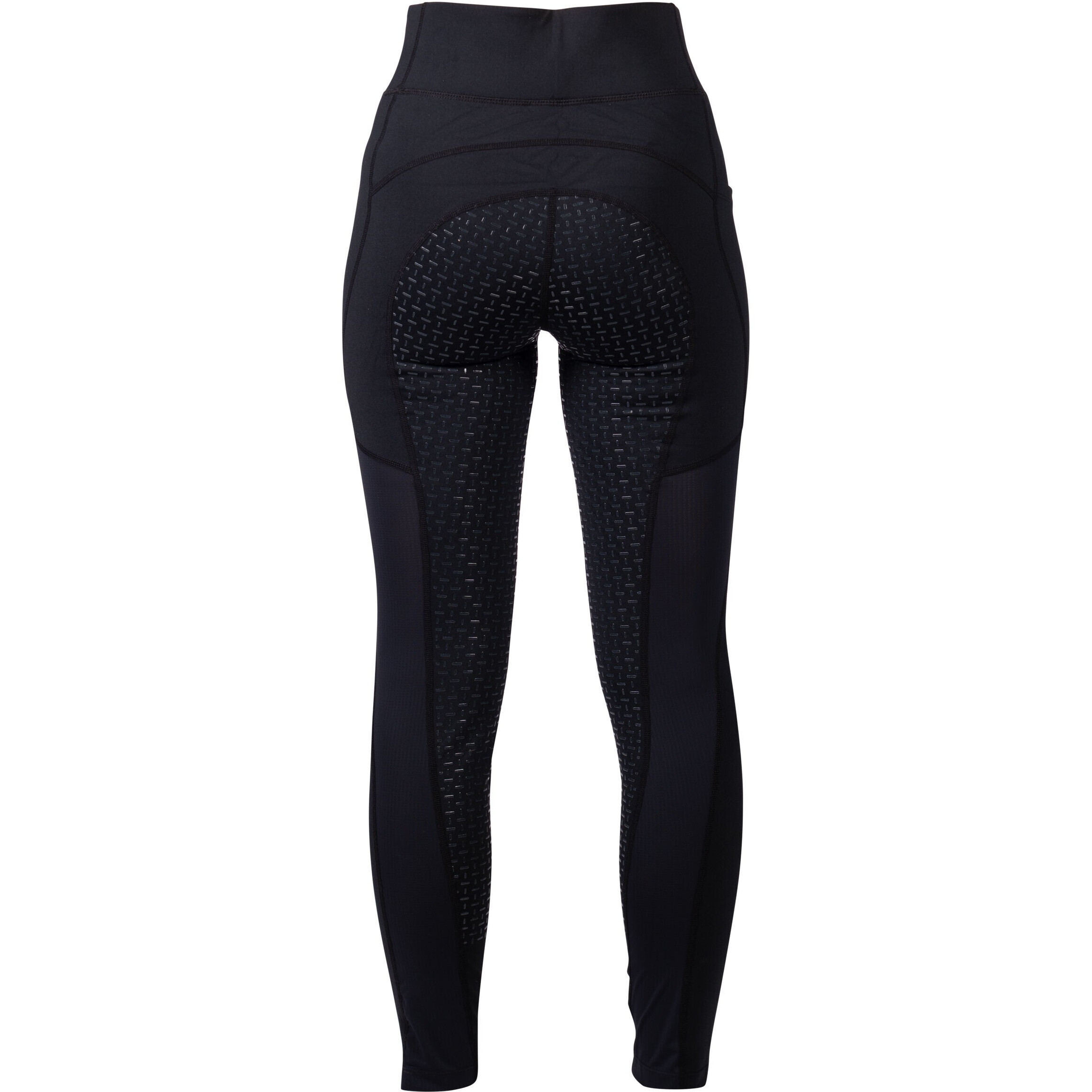 Damen Reitleggings Silikon Vollbesatz MESH II schwarz
