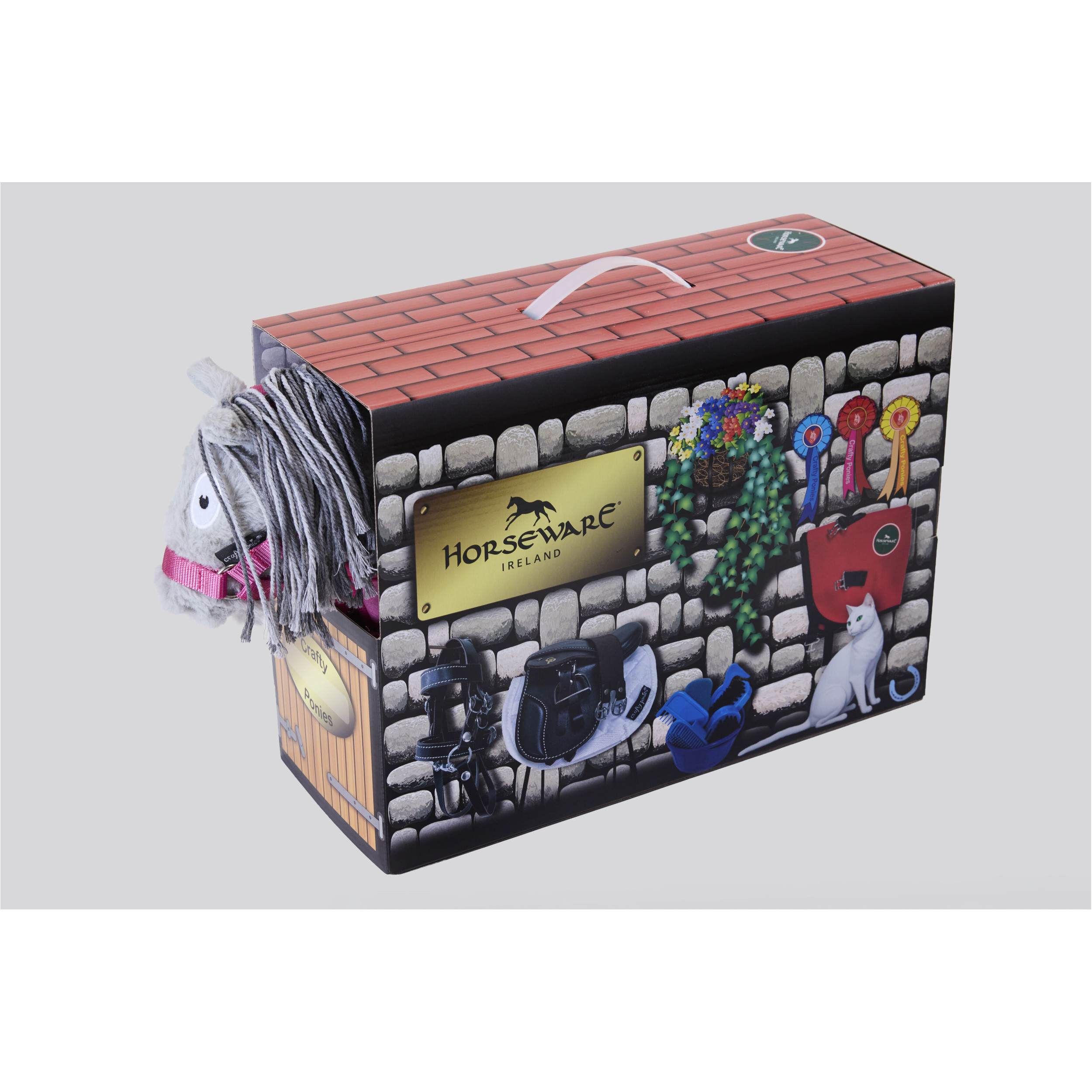 Kuscheltier CRAFT PONIES grau