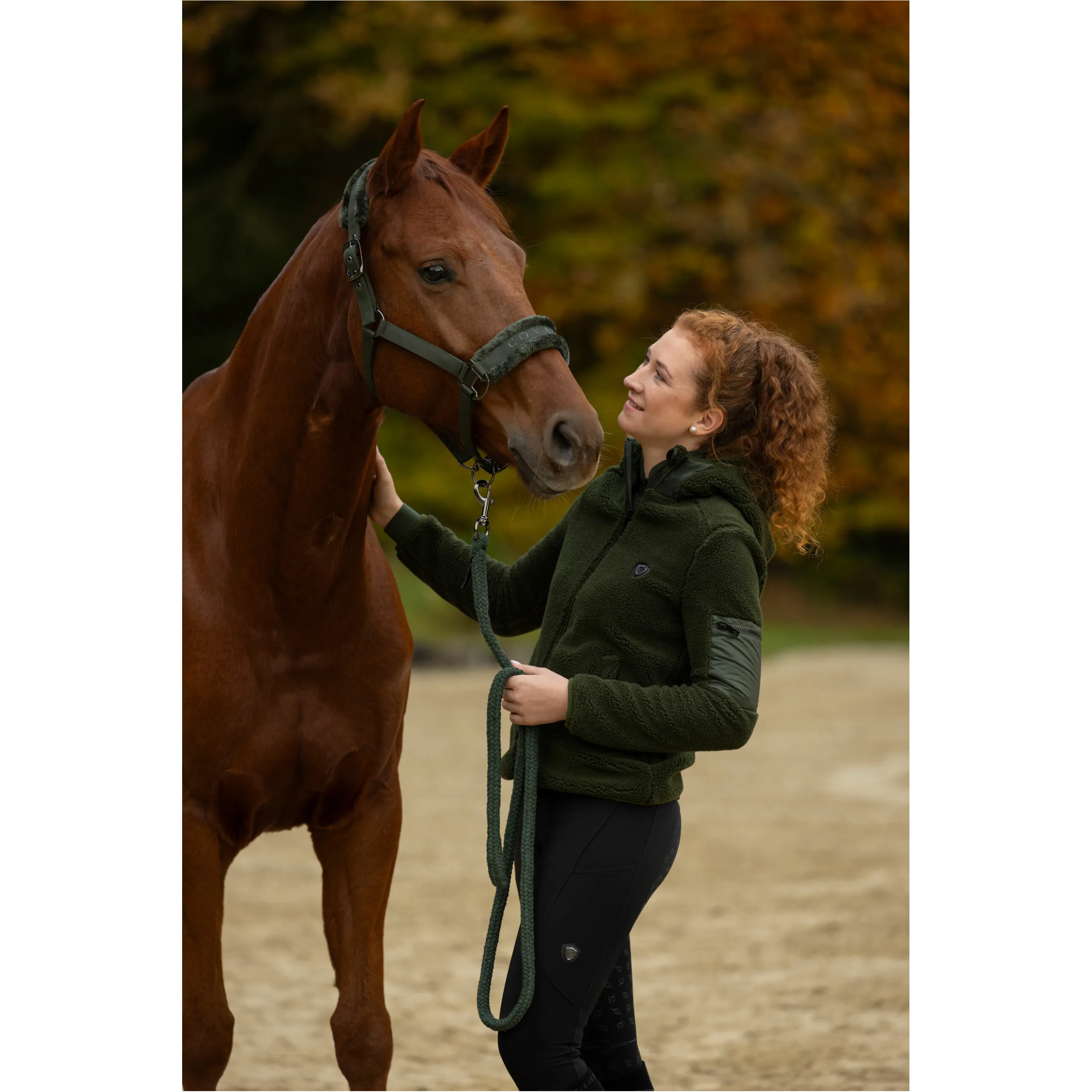 Damen Hoodyjacke EXCLUSIVE opal green
