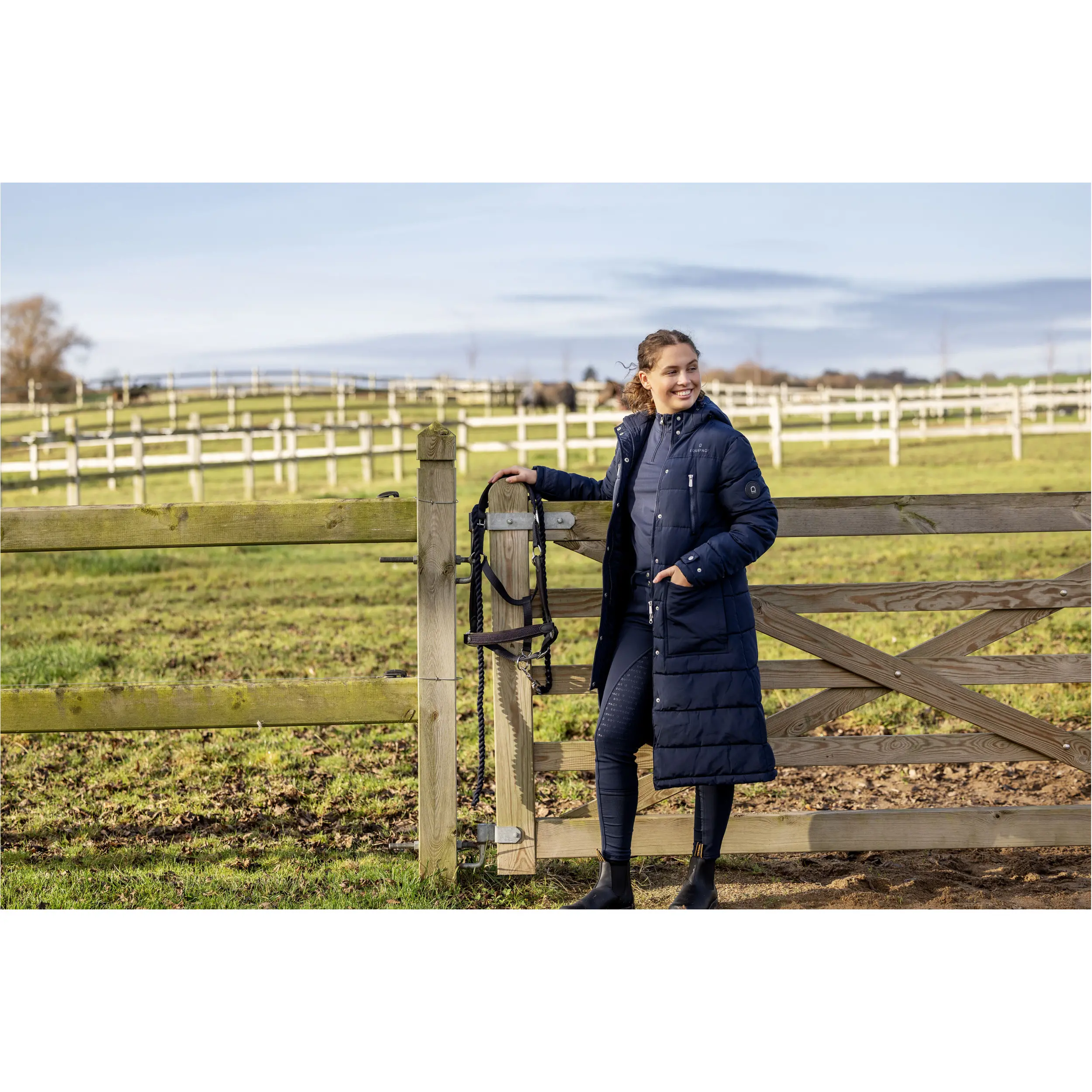 Halfter geflochten VARDIA navy Halfter geflochten VARDIA navy