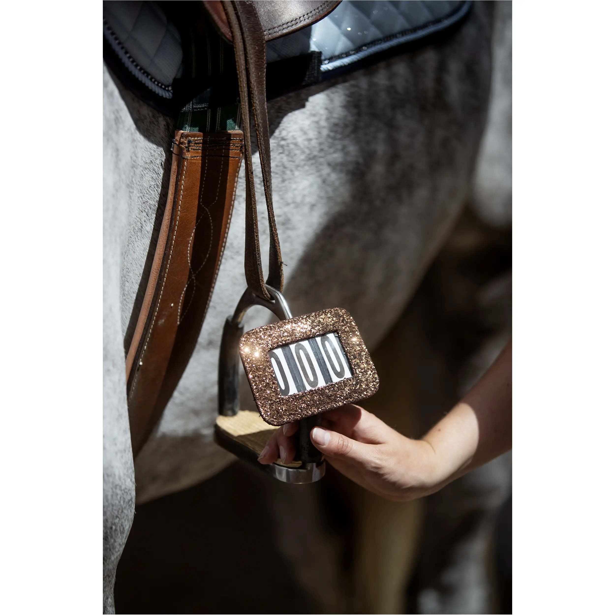 Turniernummer braun Turniernummer braun