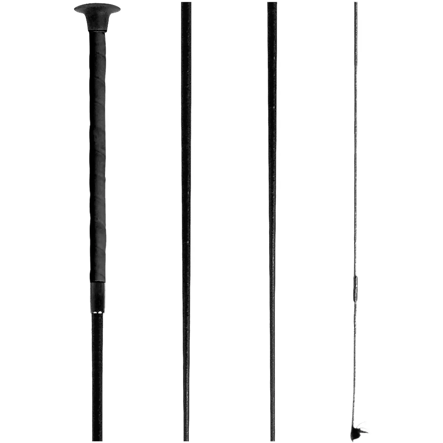 Dressur- und Touchiergerte schwarz