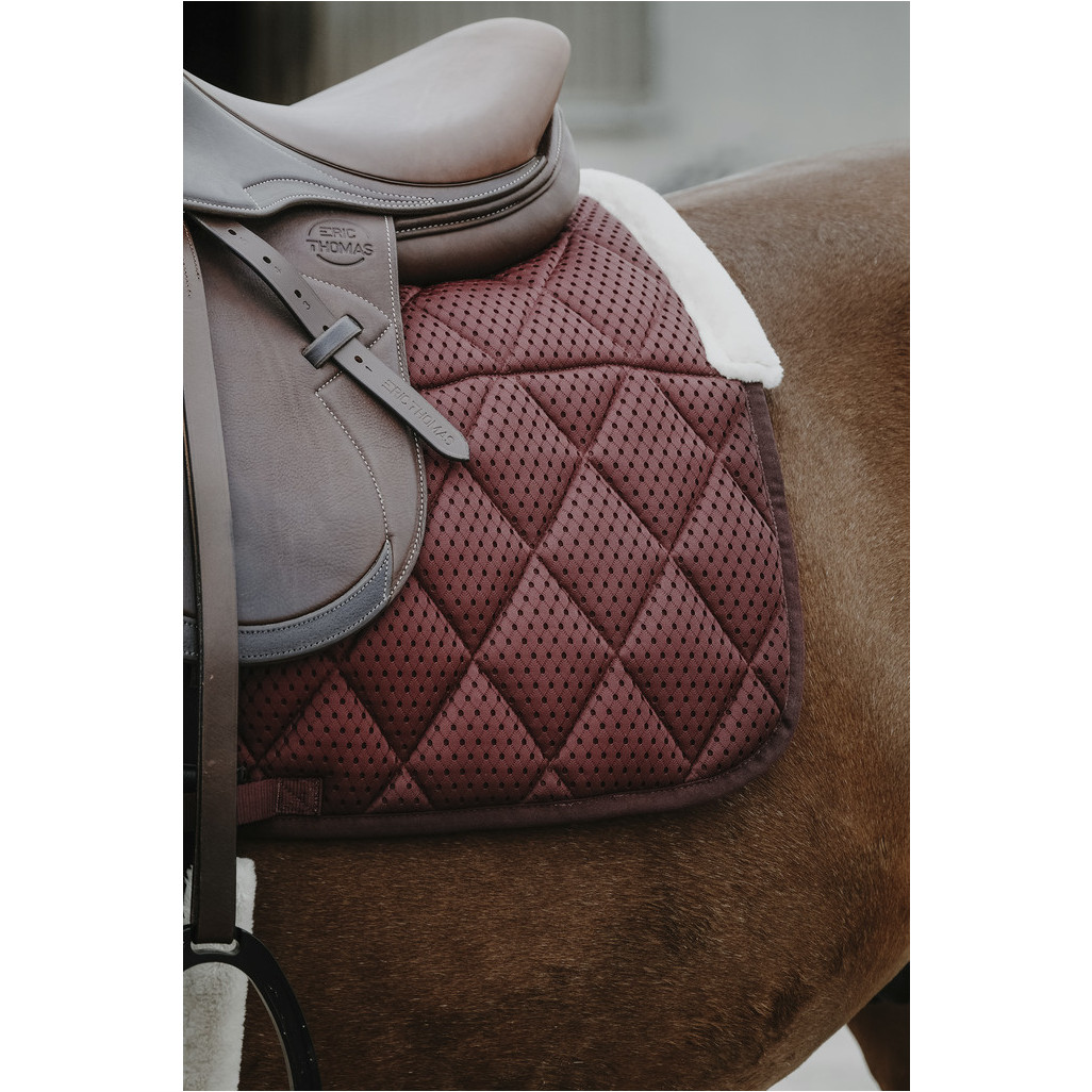 Schabracke PRO AIR bordeauxrot Warmblut Vielseitigkeit