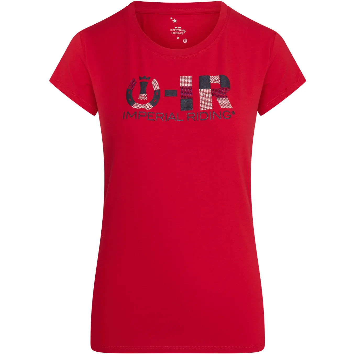 Damen T-Shirt IRHPreppy Star tango rot